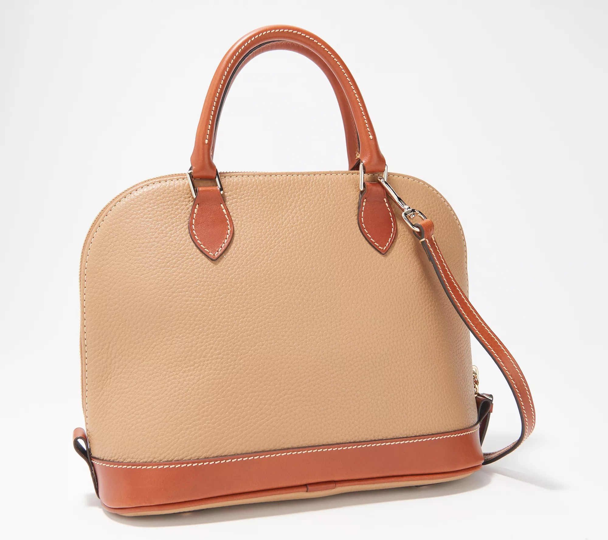Dooney & Bourke Pebble Leather Zip Zip Satchel