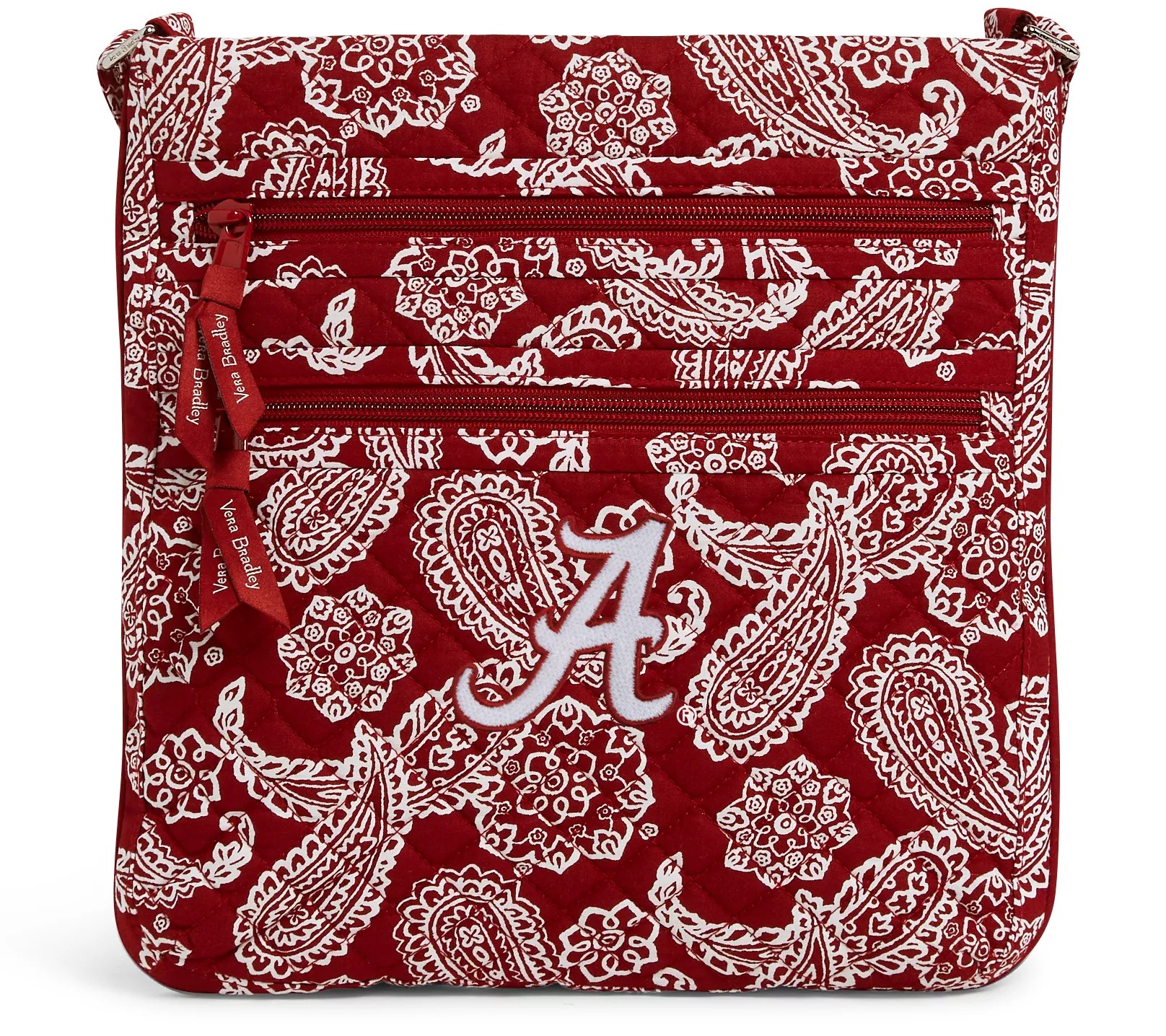 Vera Bradley Collegiate Triple Zip Hipster Crossbody