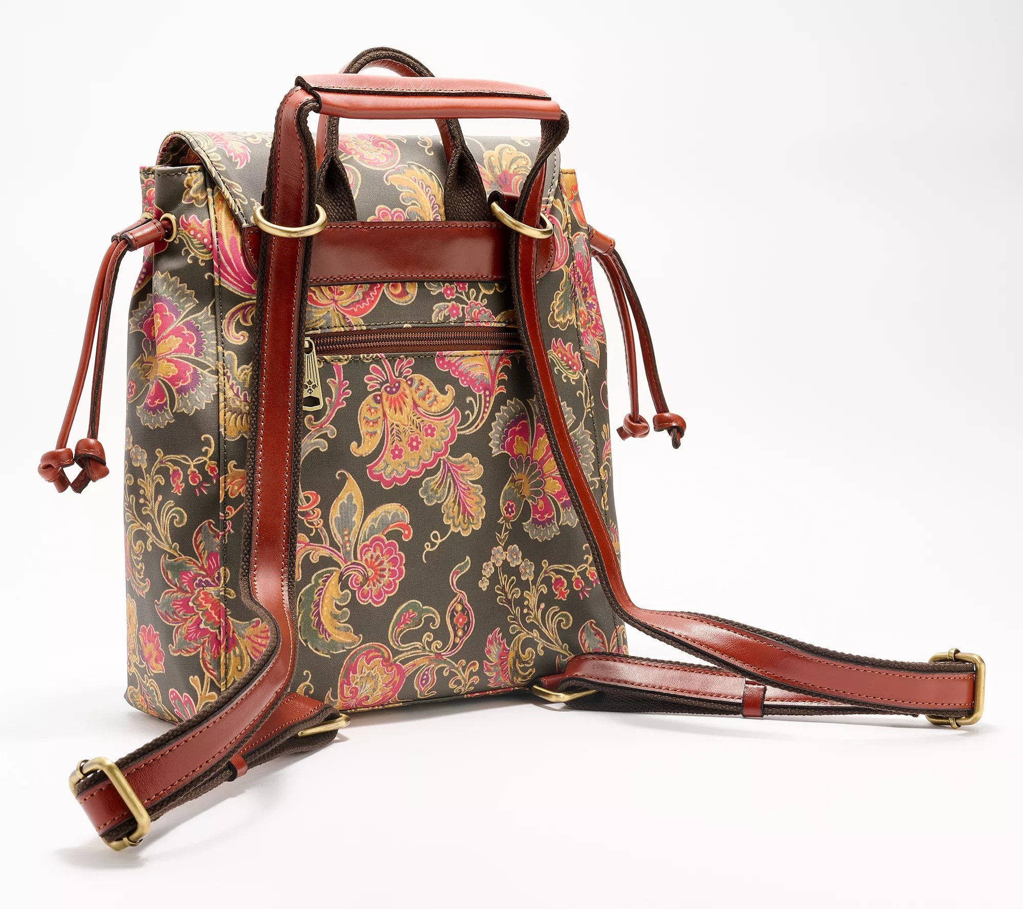 Patricia Nash Arino Coated Cotton Drawstring Backpack