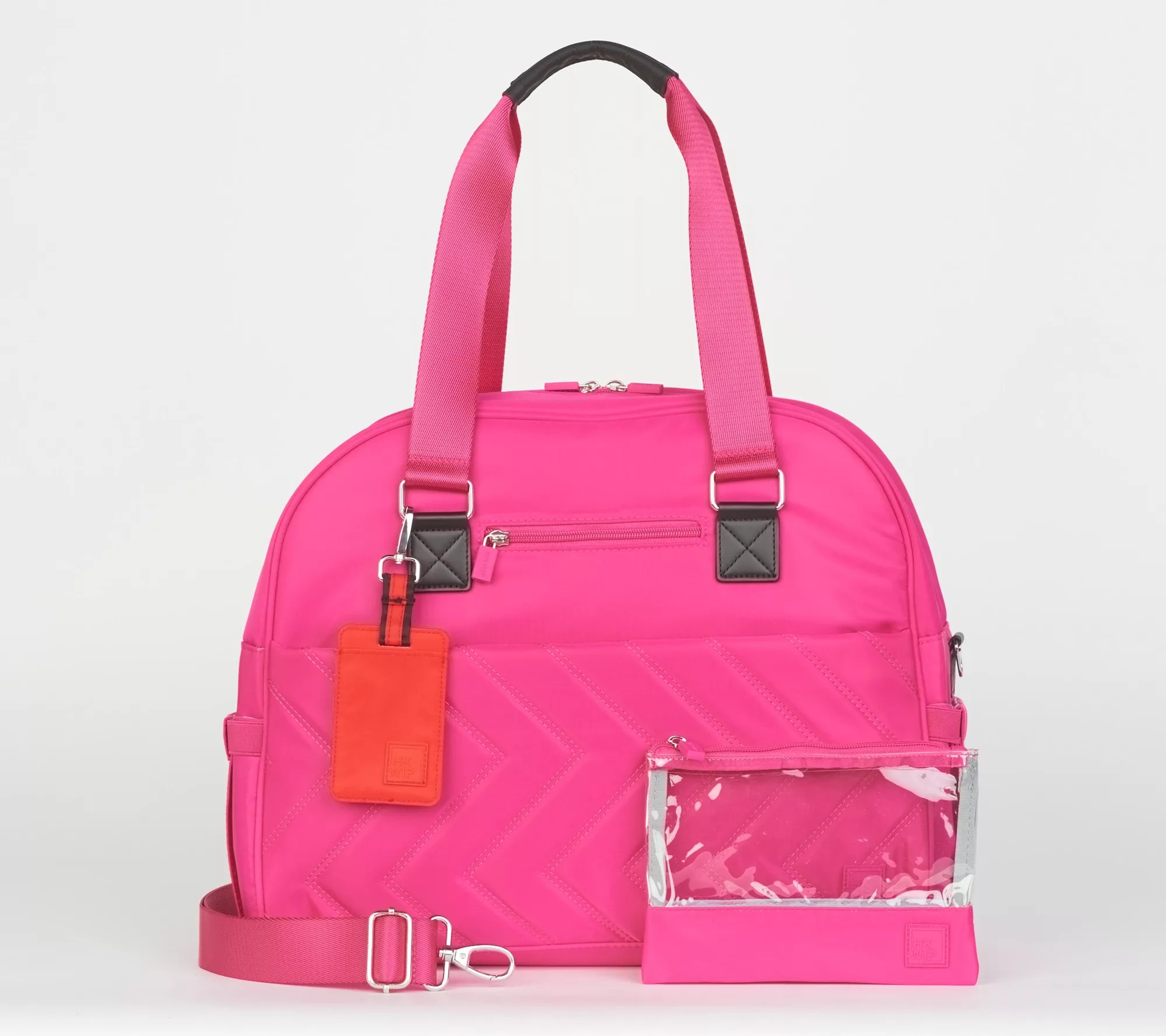 IHKWIP The Zig Zag Overnighter Travel Bag with Luggage Tag