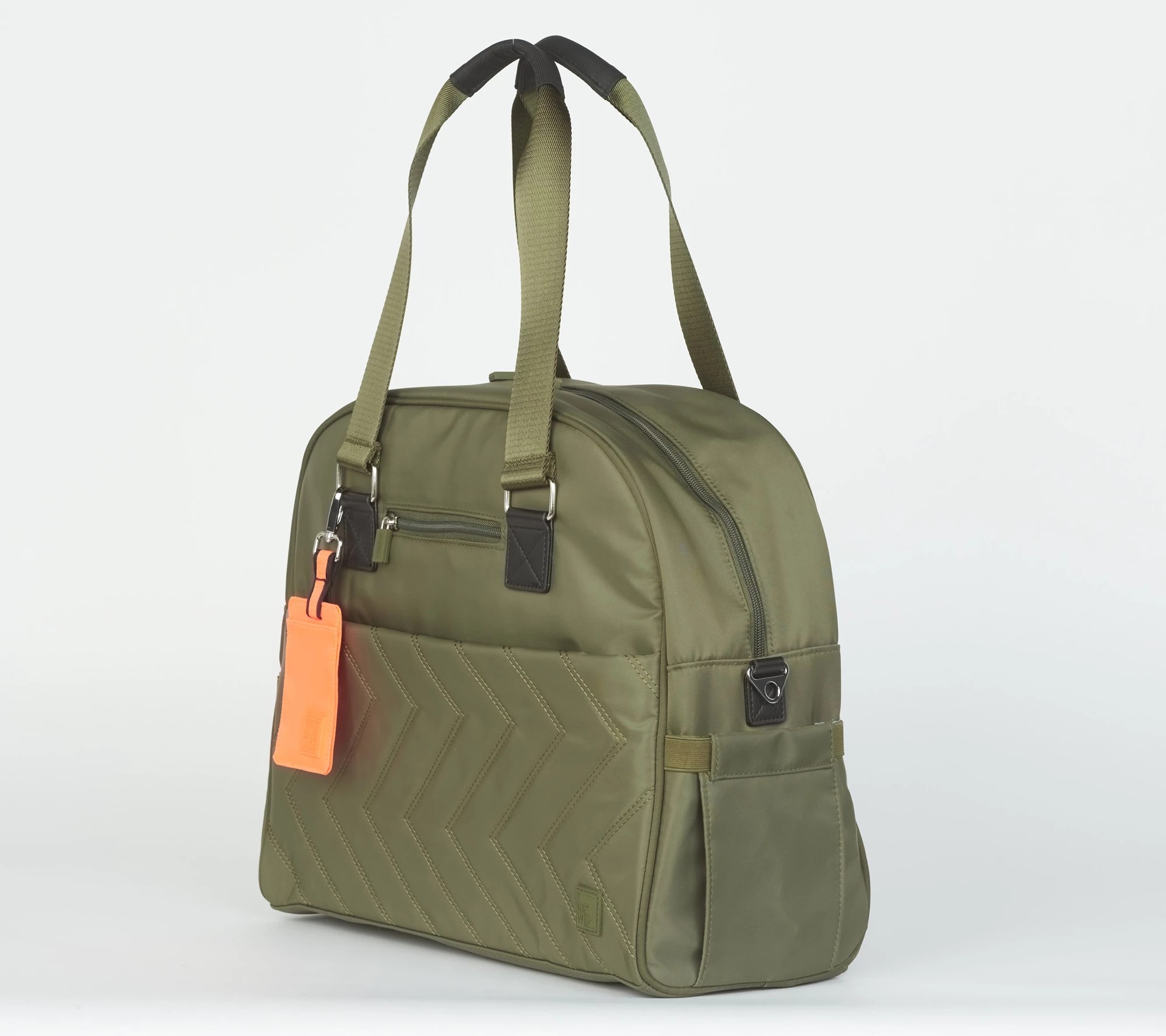 IHKWIP The Zig Zag Overnighter Travel Bag with Luggage Tag