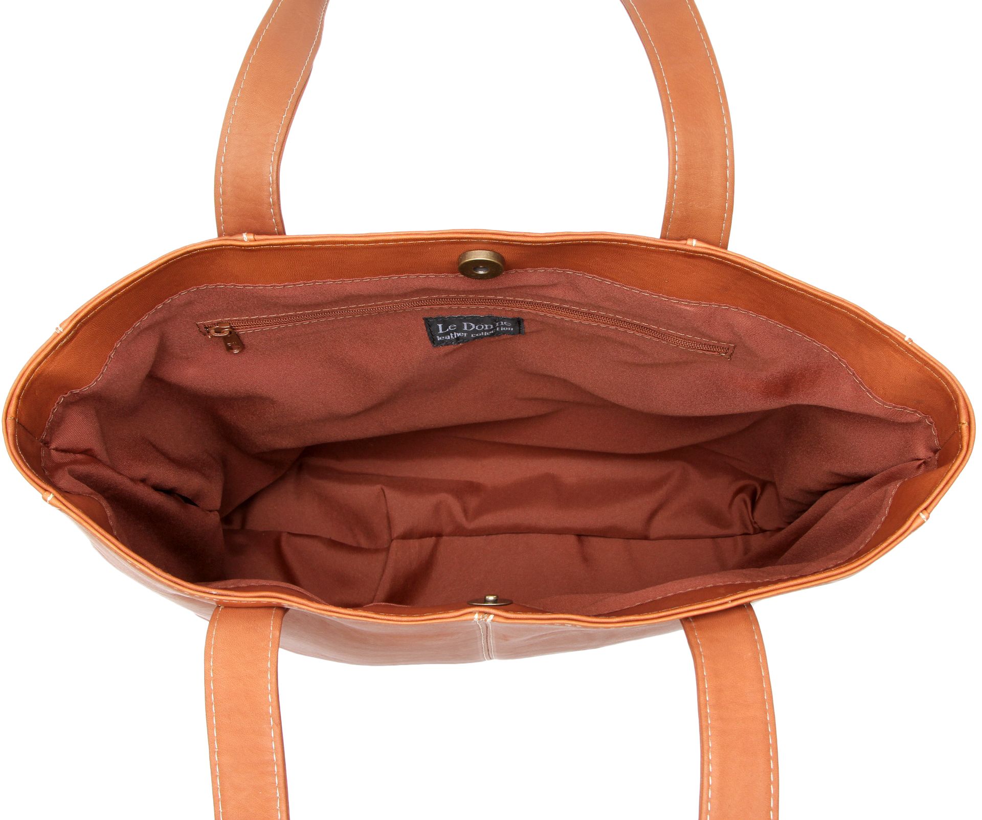 LeDonne Leather Company Leather Tote Rivet