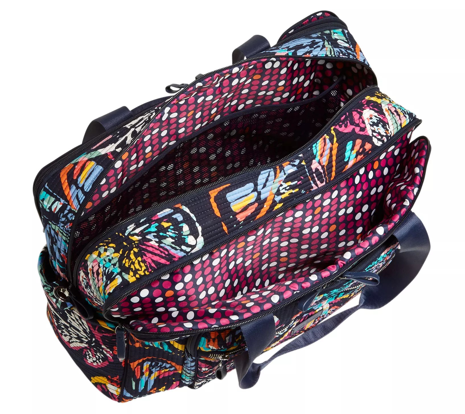 Vera Bradley Signature Iconic Deluxe WeekenderTravel Bag