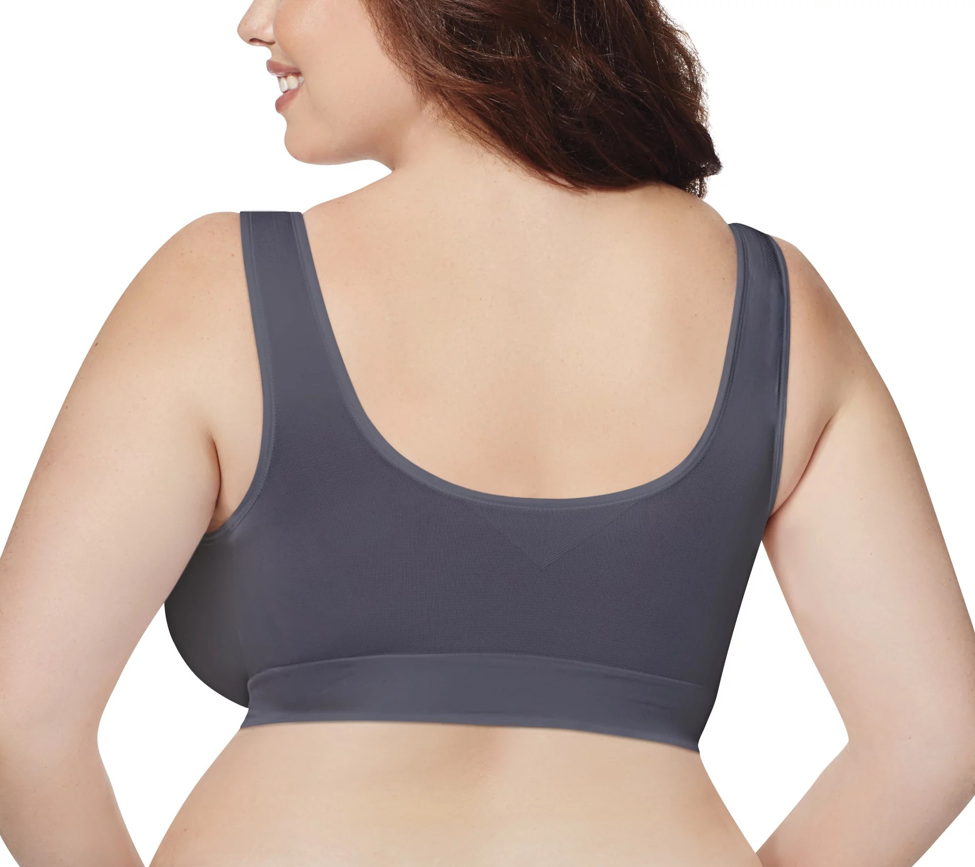 Just My Size Set of 2 Pure Comfort Front Close Wirefree Bra