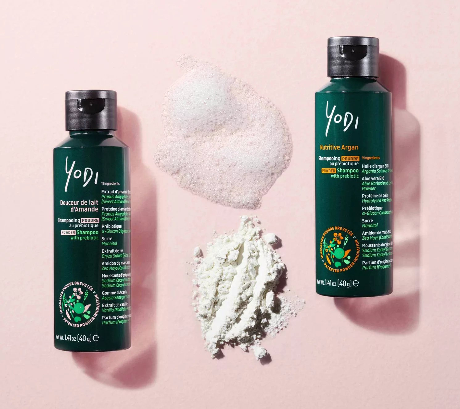 Yodi Beauty Powder Shampoo and Nutritive Powder Shampoo