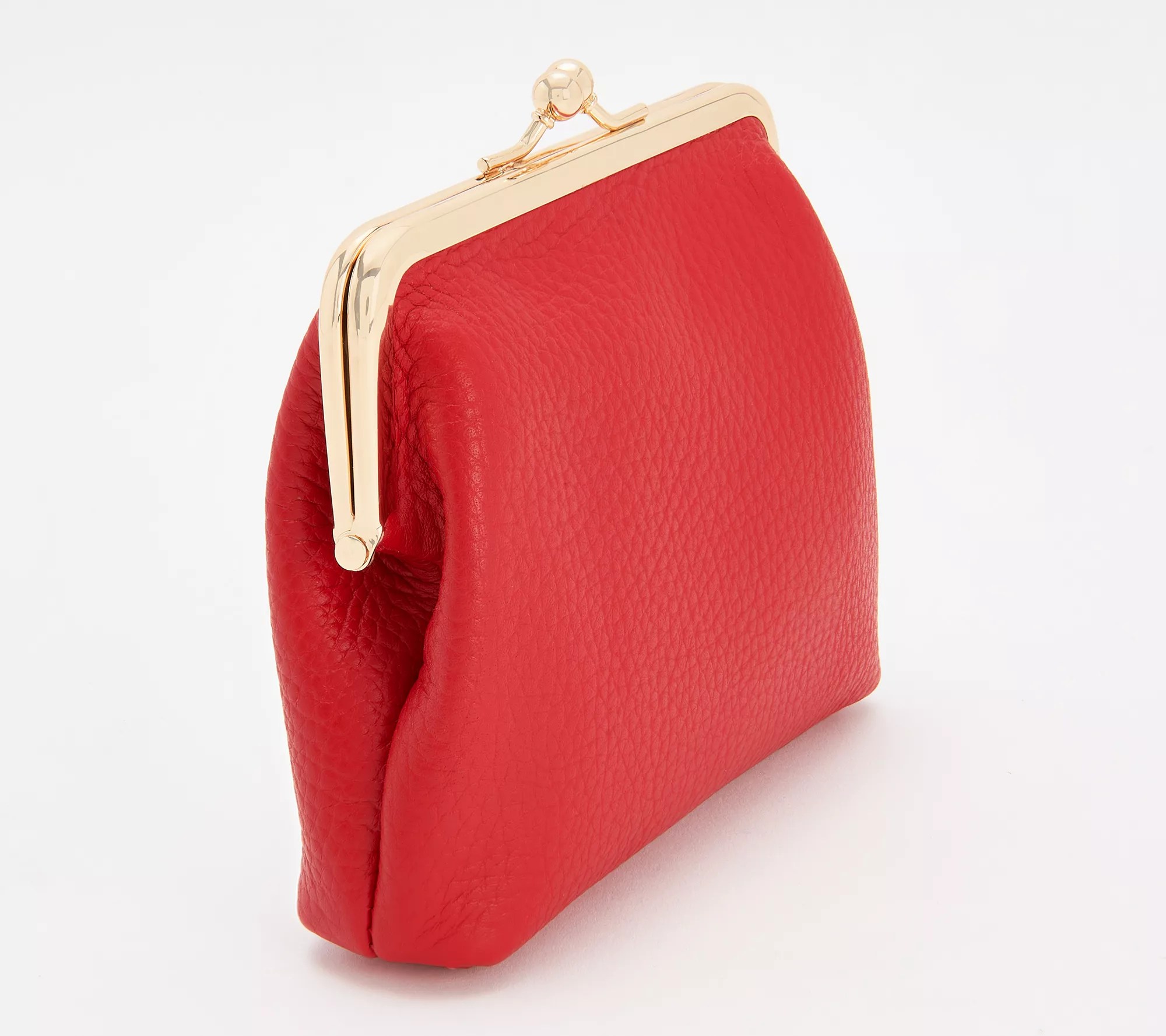 Dooney & Bourke Leather KissLock Coin Purse