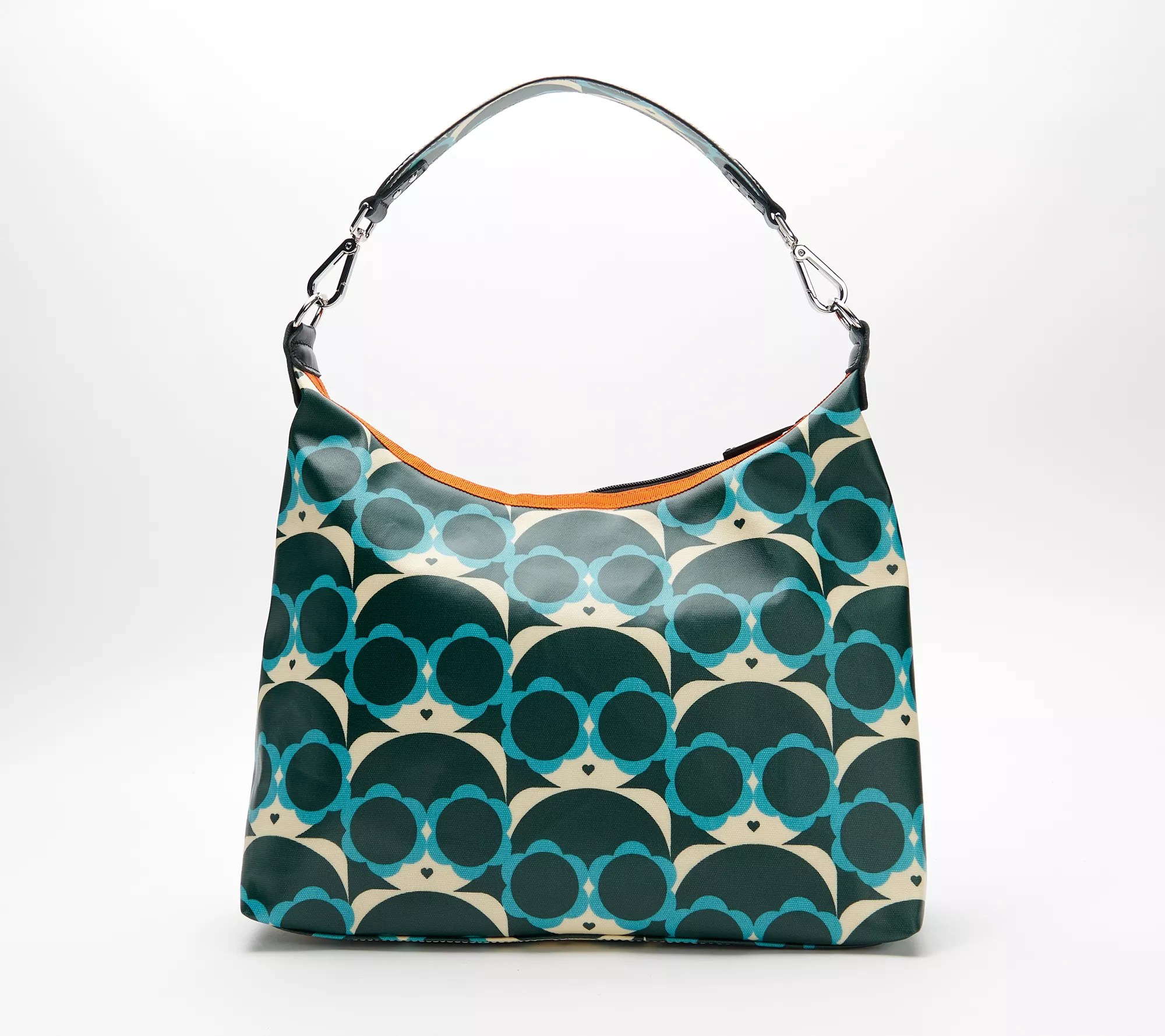 Orla Kiely Coated Cotton Double Strap Large Hobo Scoop