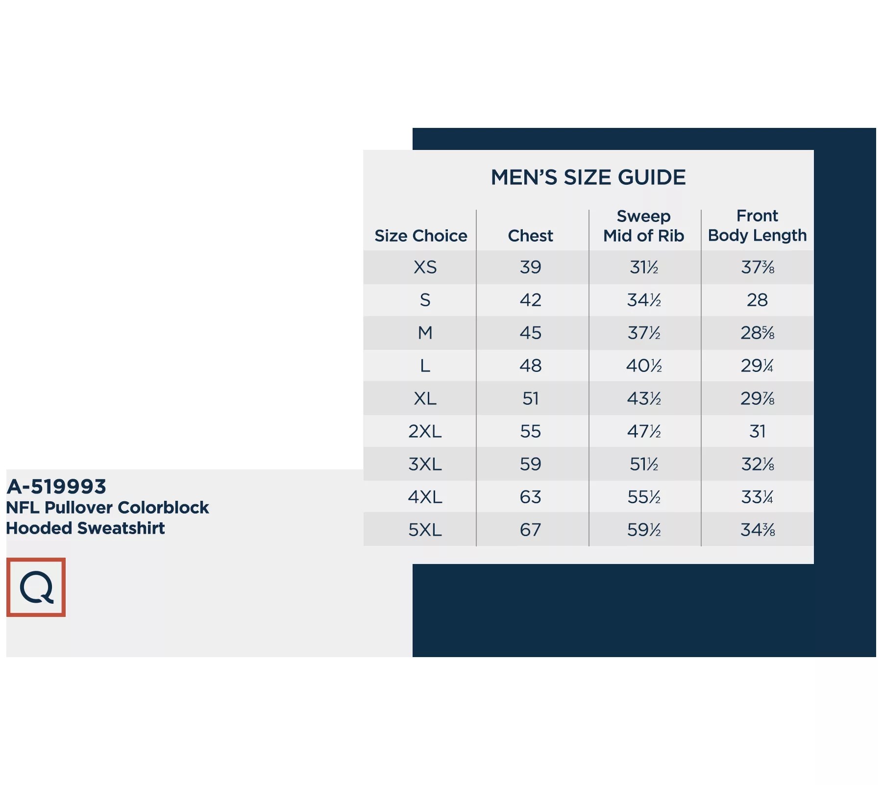 NFL Pullover Colorblock Hooded Sweatshirt