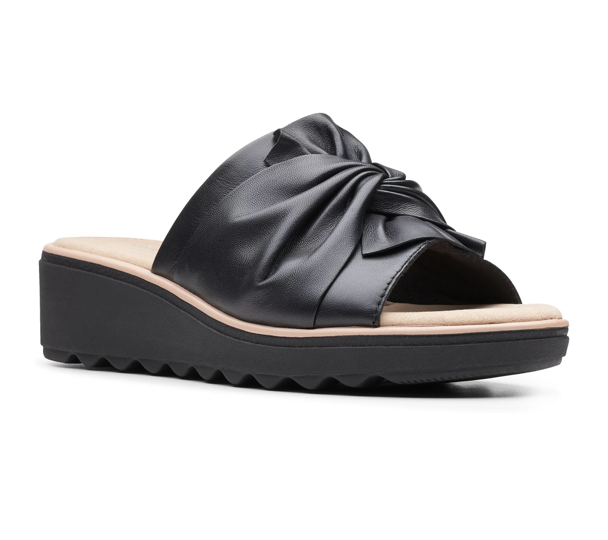 Clarks Collection Wedge Slide Sandals Jillian Leap