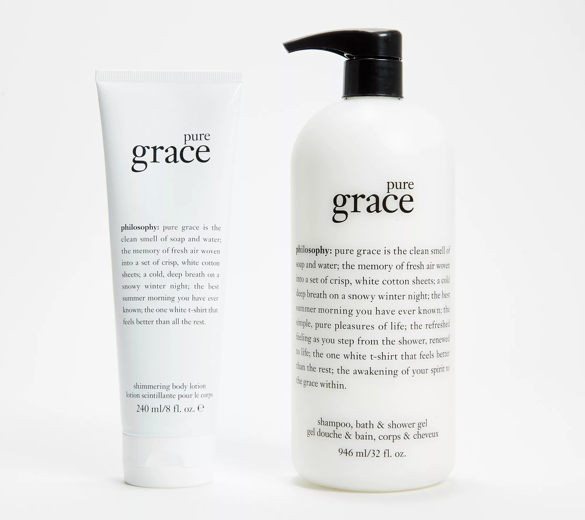 philosophy graceful & shimmering fragrance layering set