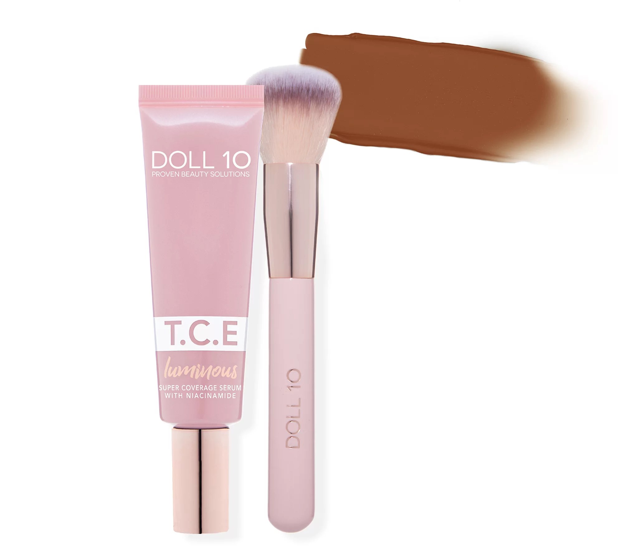 Doll 10 TCE Luminous Foundation with Brush