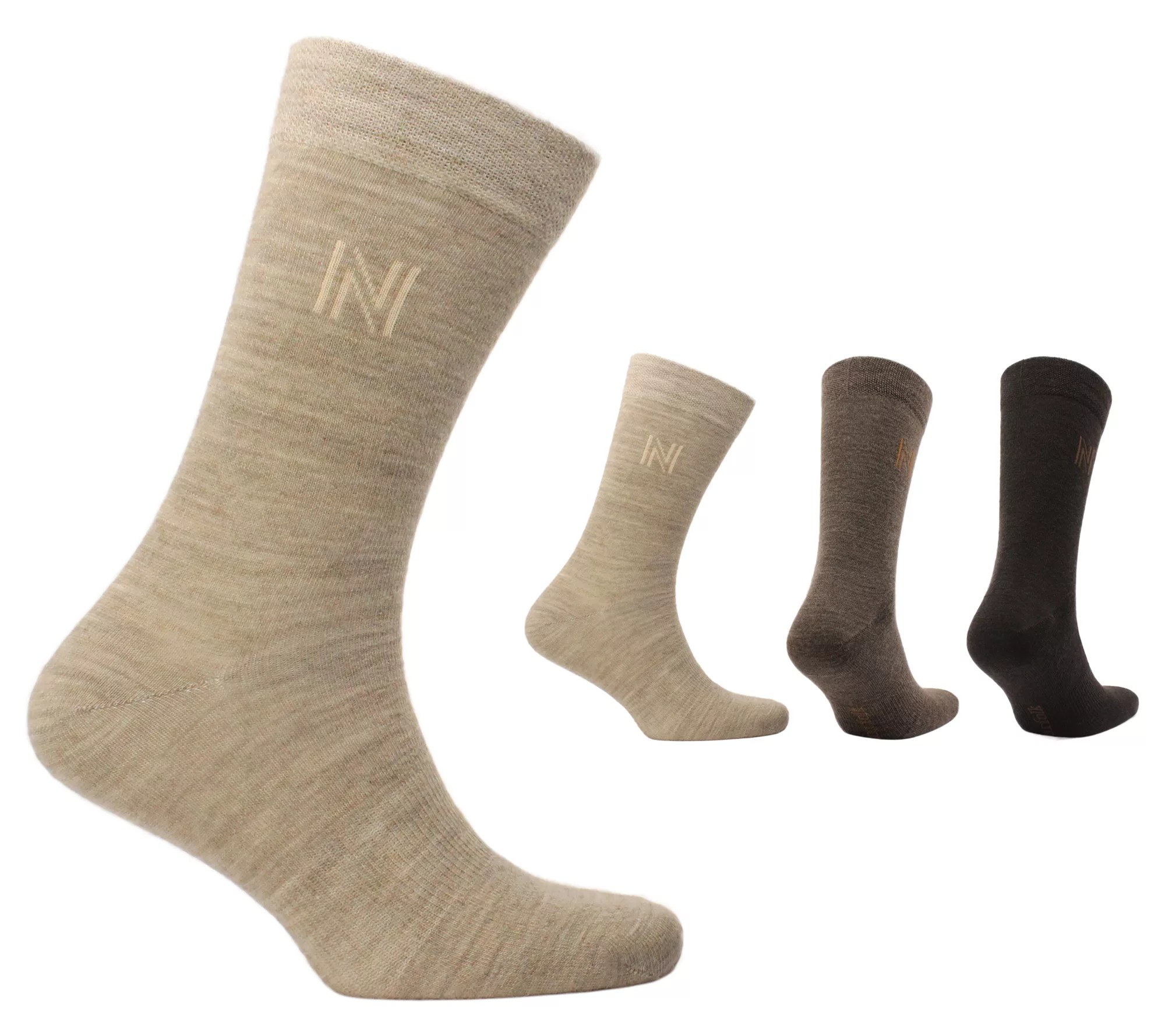 Norfolk Stockholm Merino Wool Crew Socks Setof 3