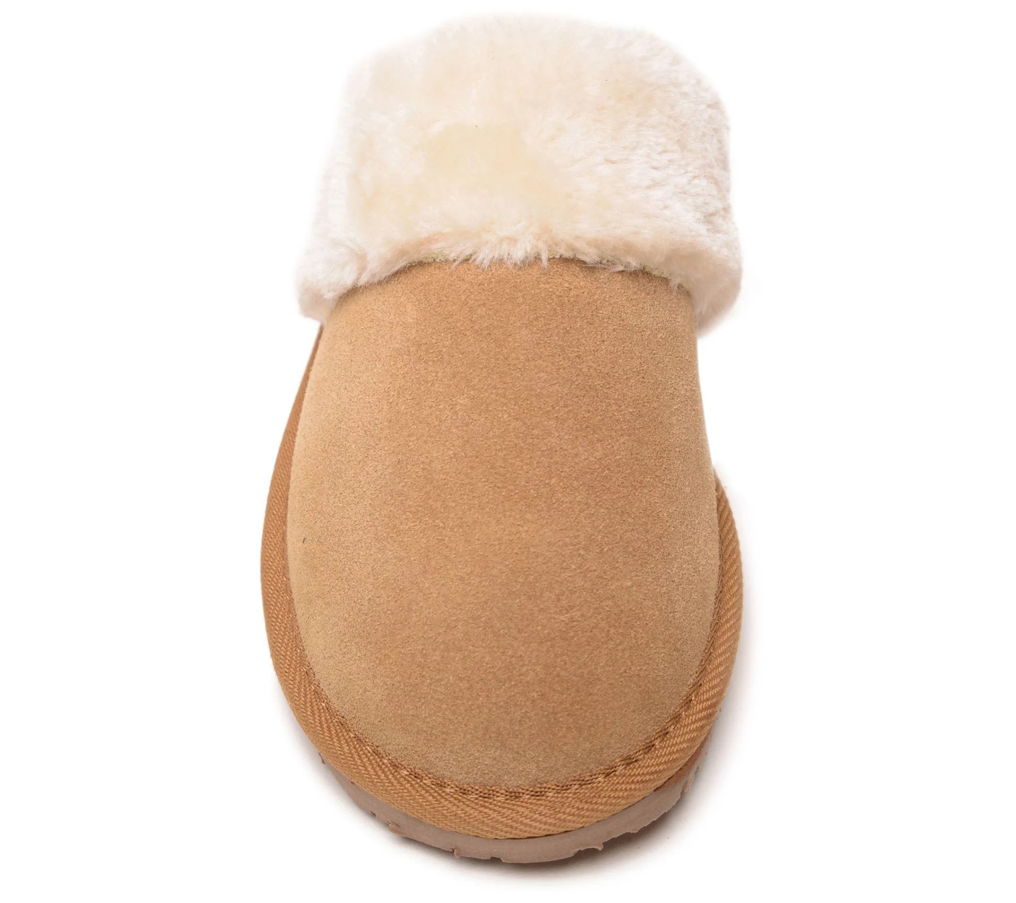 Women's Suede Slipon Slippers Carefree Scuff