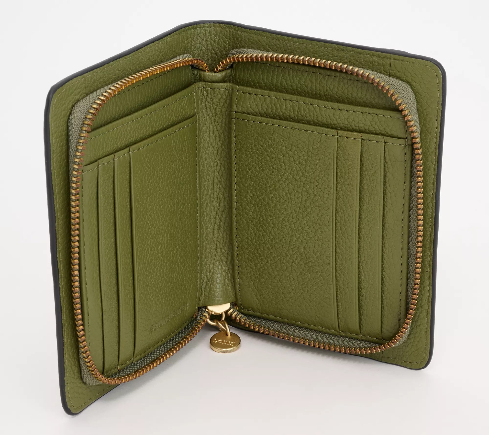 LODIS Texas Leather Kate Mini Zip Around Wallet