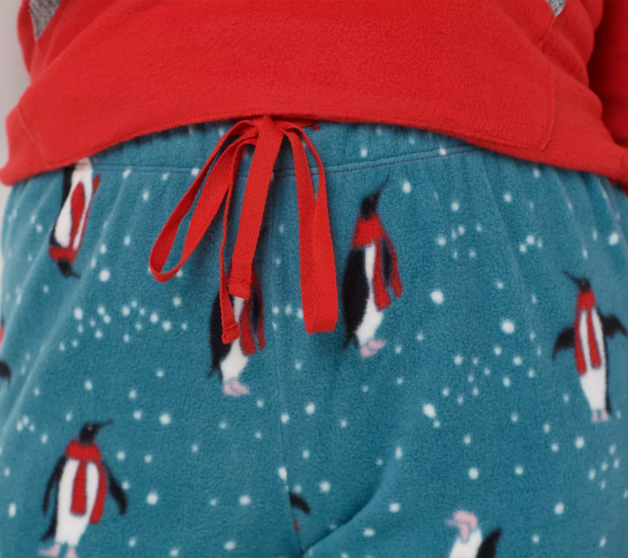 Cuddl Duds Fleecewear Stretch Petite Length Novelty Pajama Set