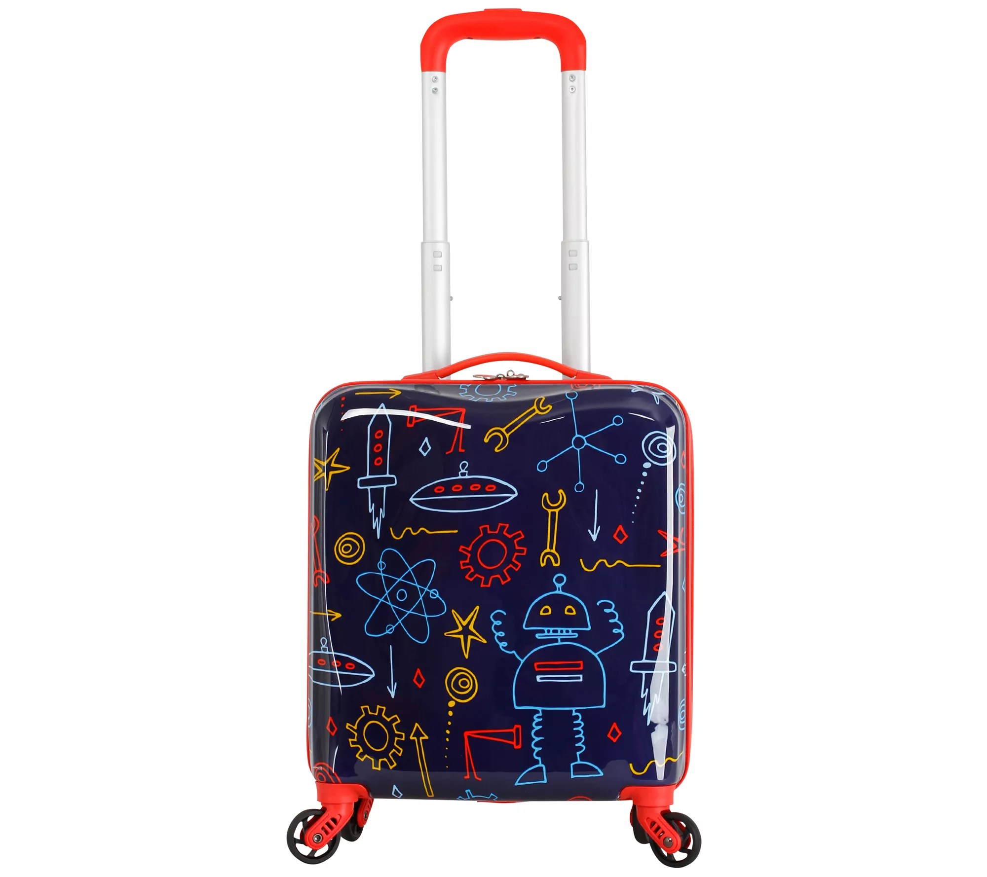 Triforce Luggage Kids 18"Robot Carry On 4WheelSpinner