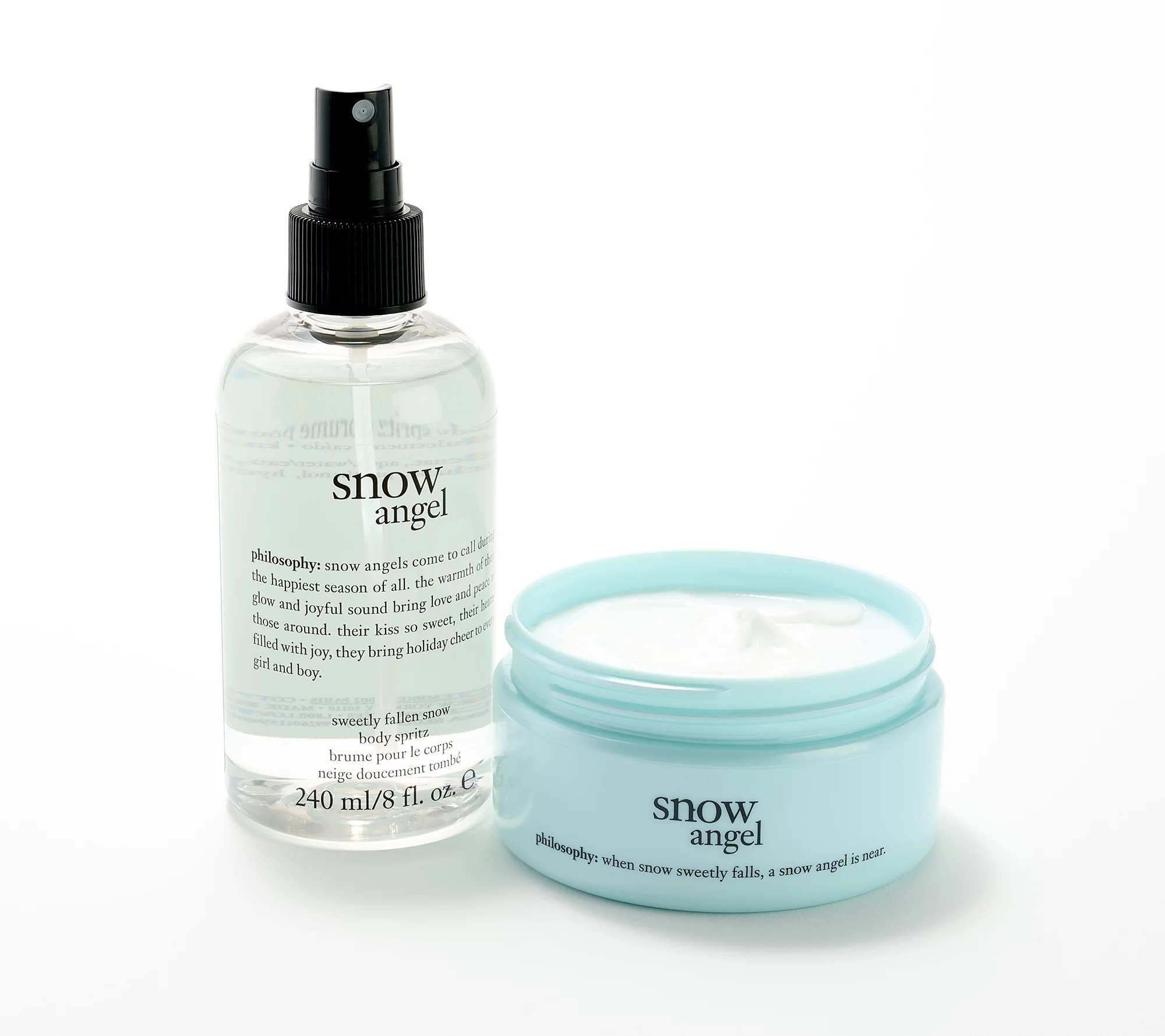 philosophy 8oz glazed body souffle & 8oz body spritz with gift bag