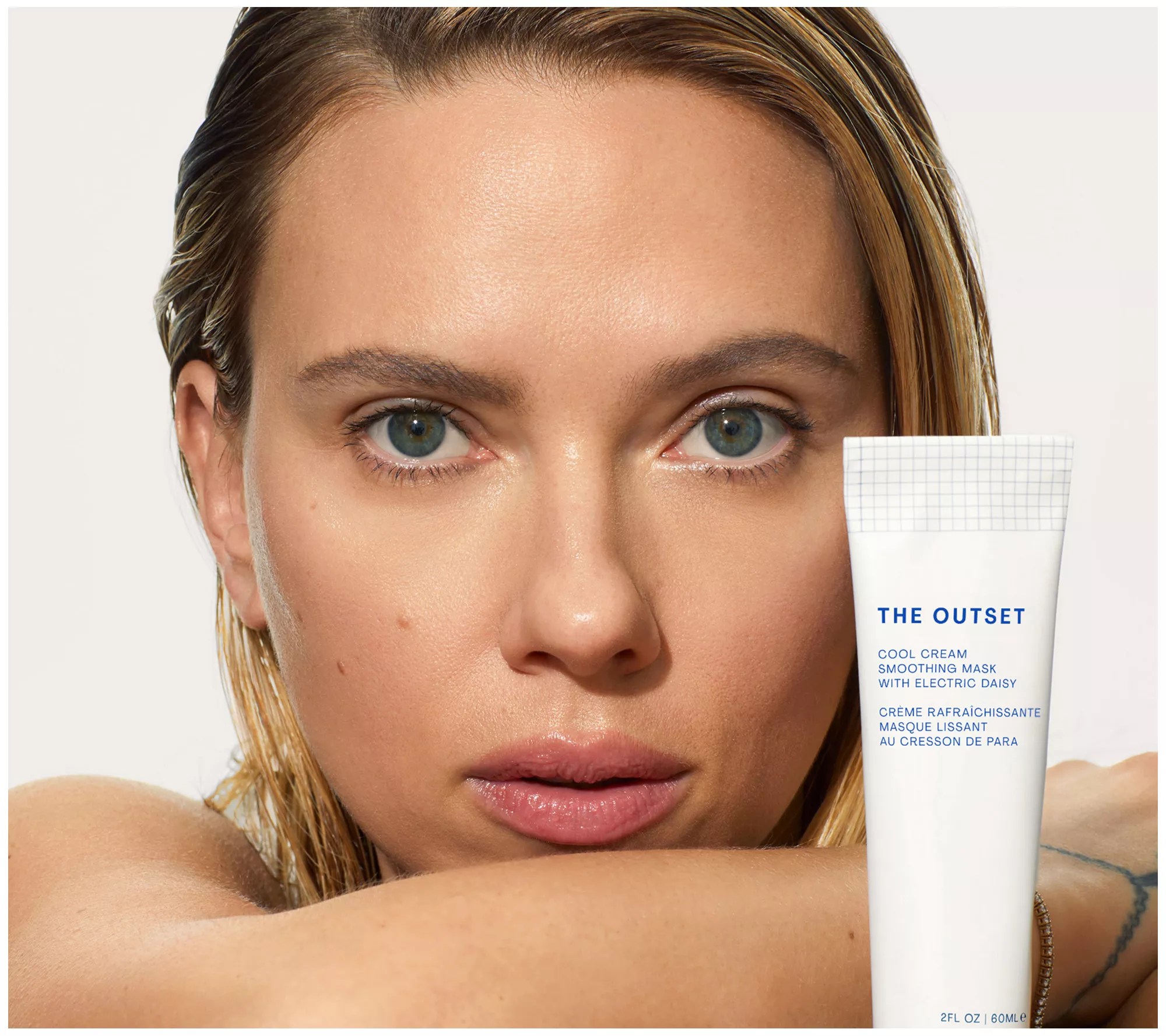 The Outset Cool Cream Smoothing Mask with Electric Daisy