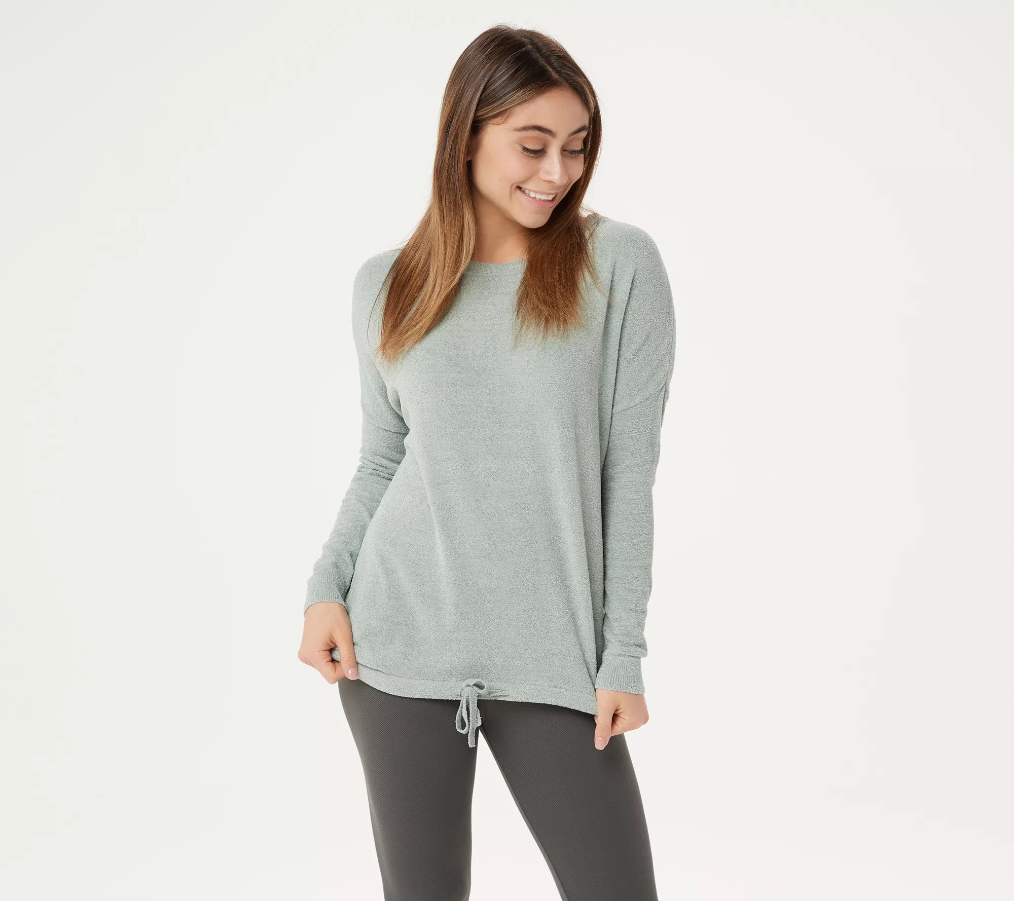 "As Is" Barefoot Dreams CozyChic Ultra Lite Slouchy Pullover