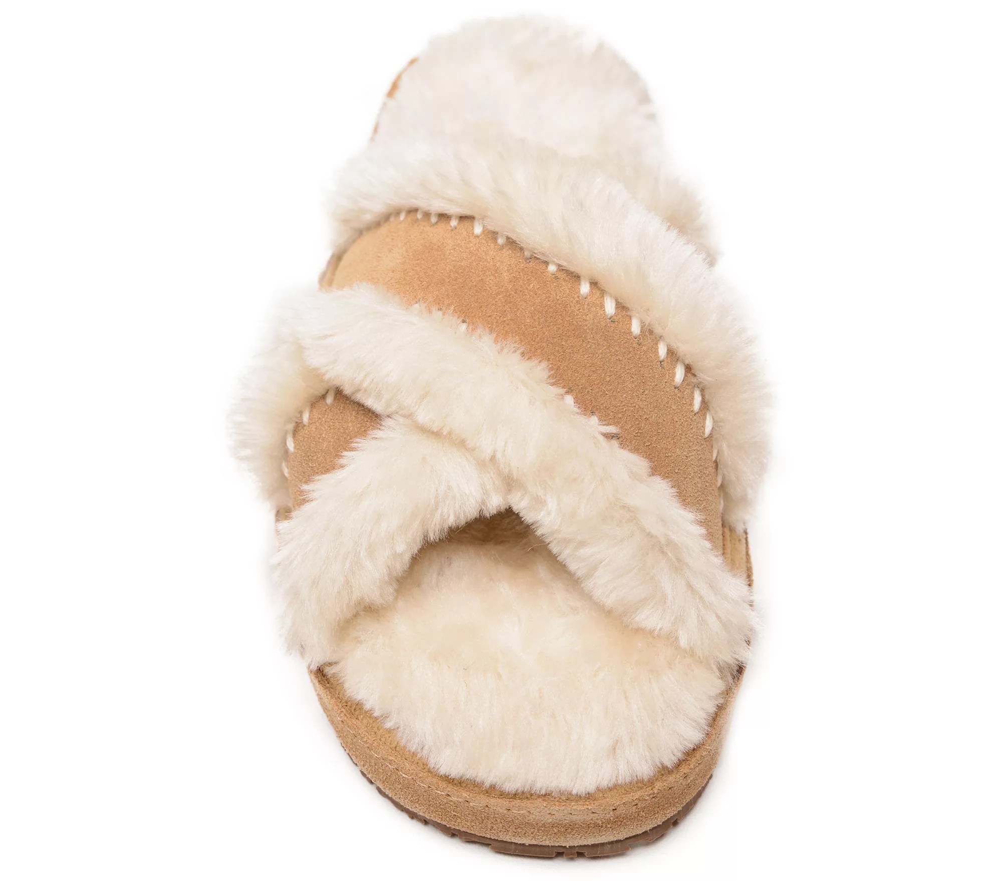 Women's Suede and Faux Fur XBand Slippers Lucie
