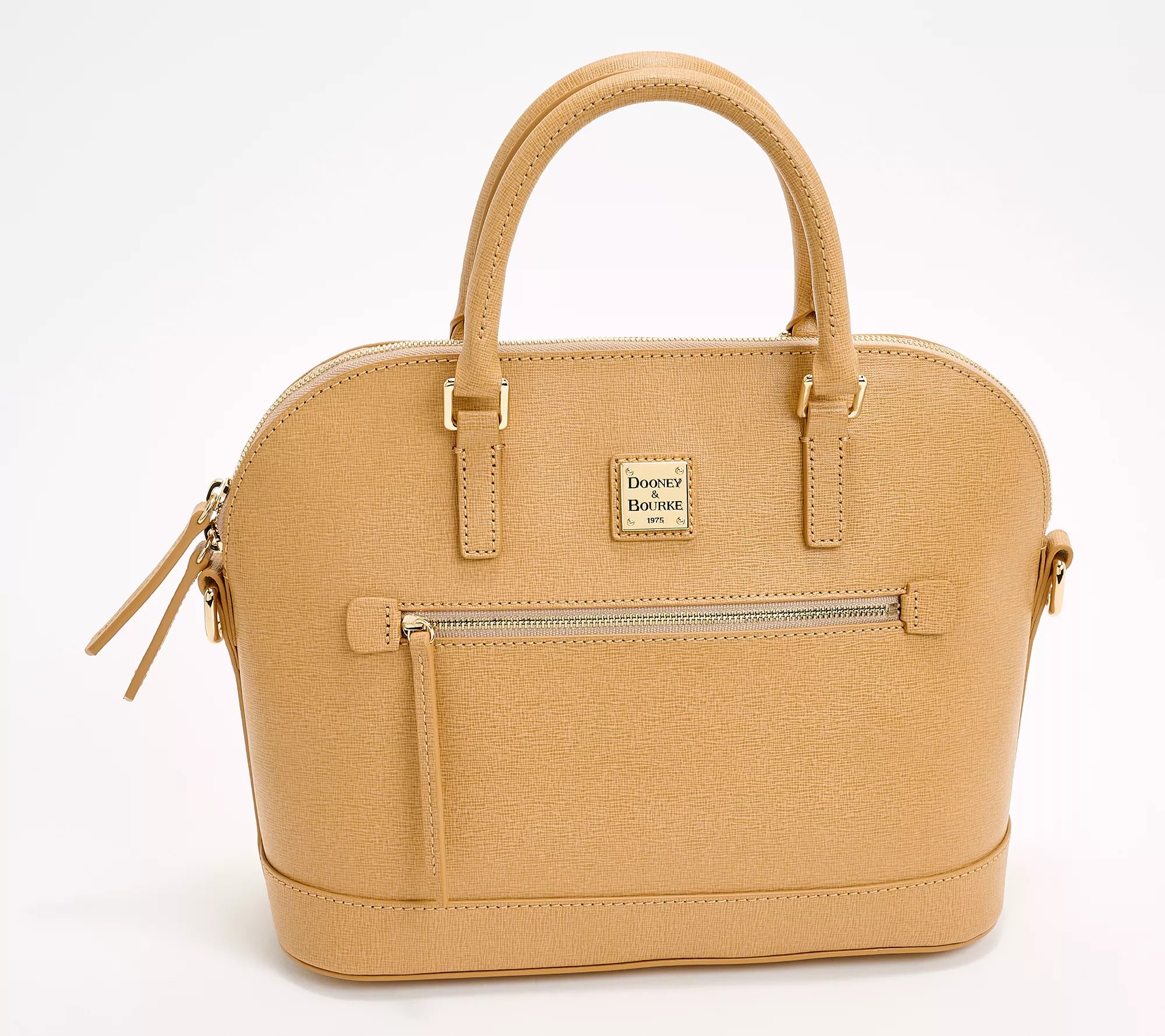 "As Is" Dooney & Bourke Saffiano Domed Zip Satchel