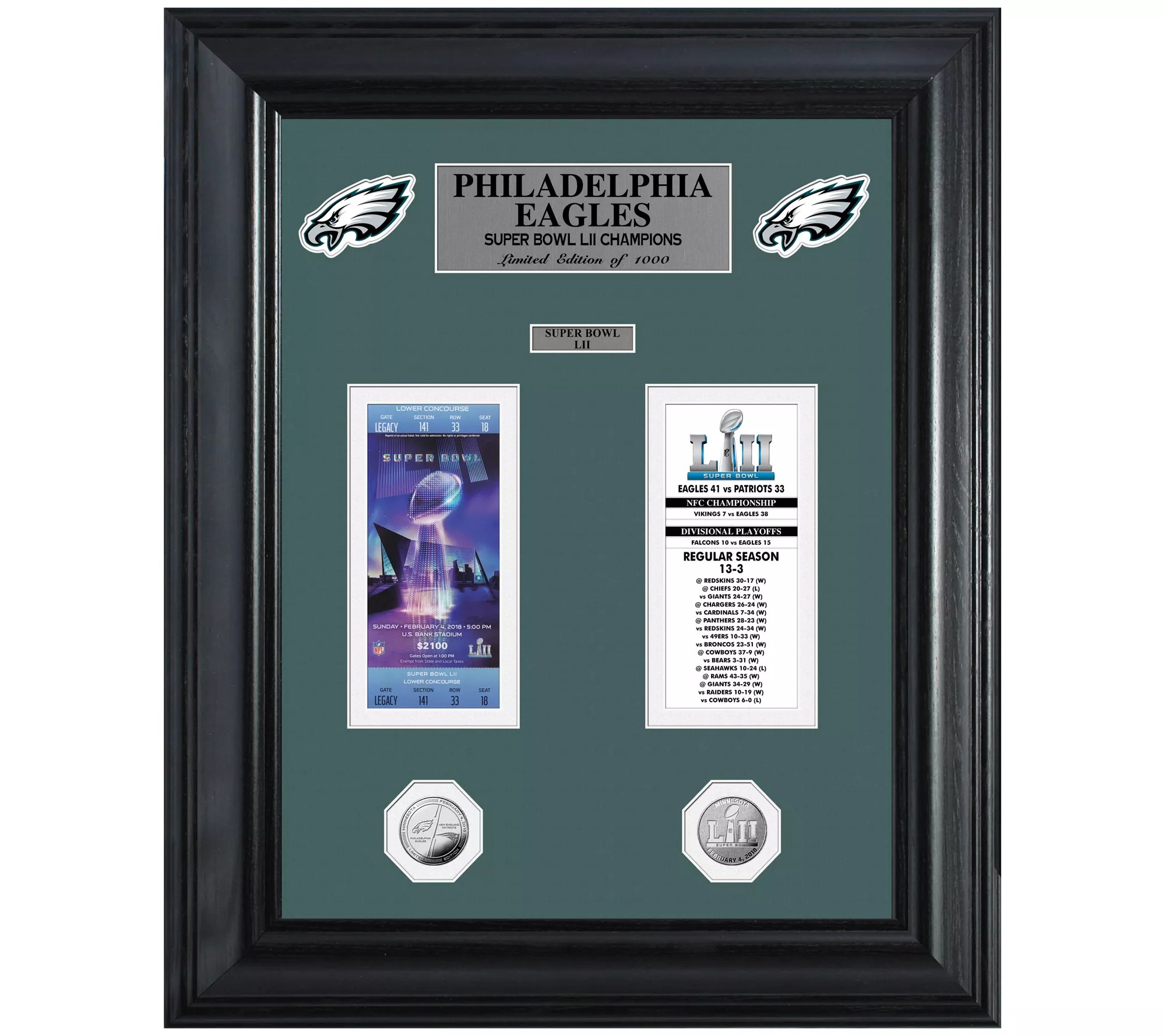 Philadelphia Eagles Super Bowl Champs Ticket Collection