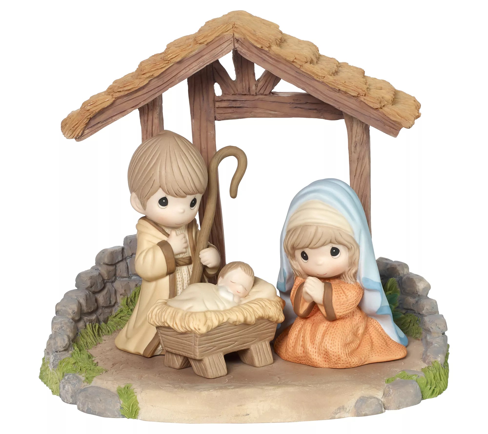 Precious Moments Set/4 Come Let Us Adore Him Nativity