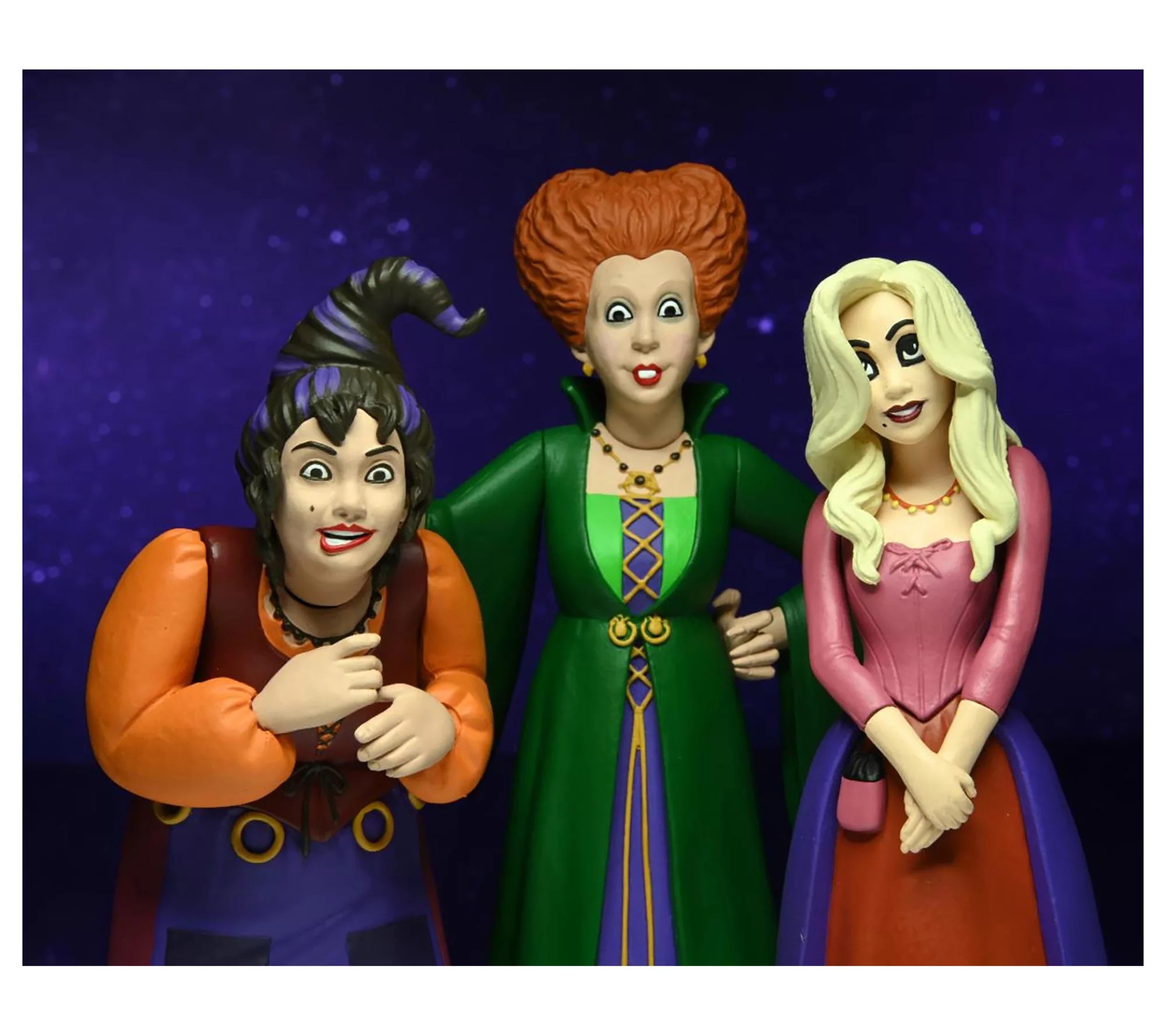NECA Hocus Pocus Toony Terror Sanderson Sisters 6" Figures