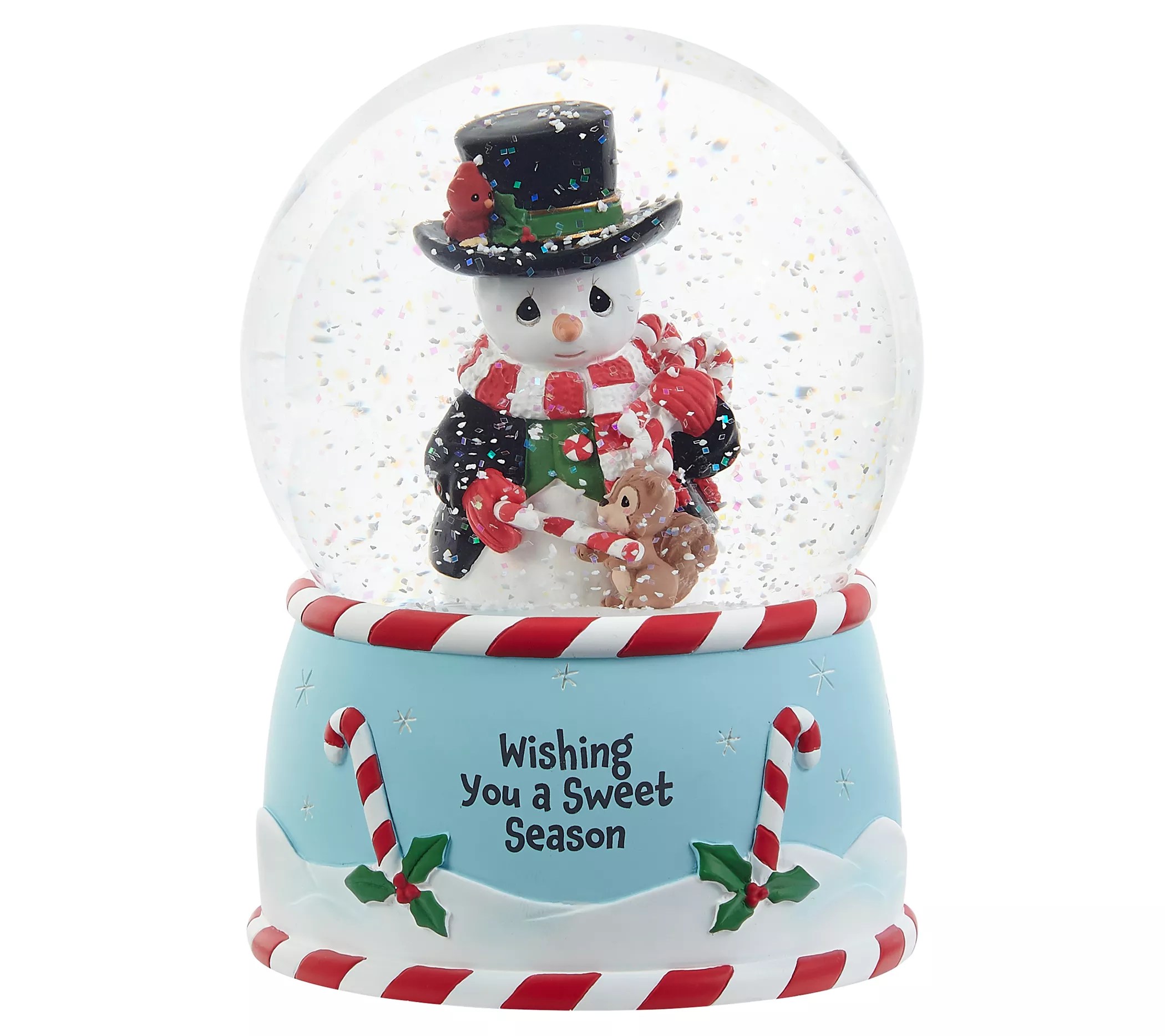 Precious Moments Annual Snowman Musical Snow Globe