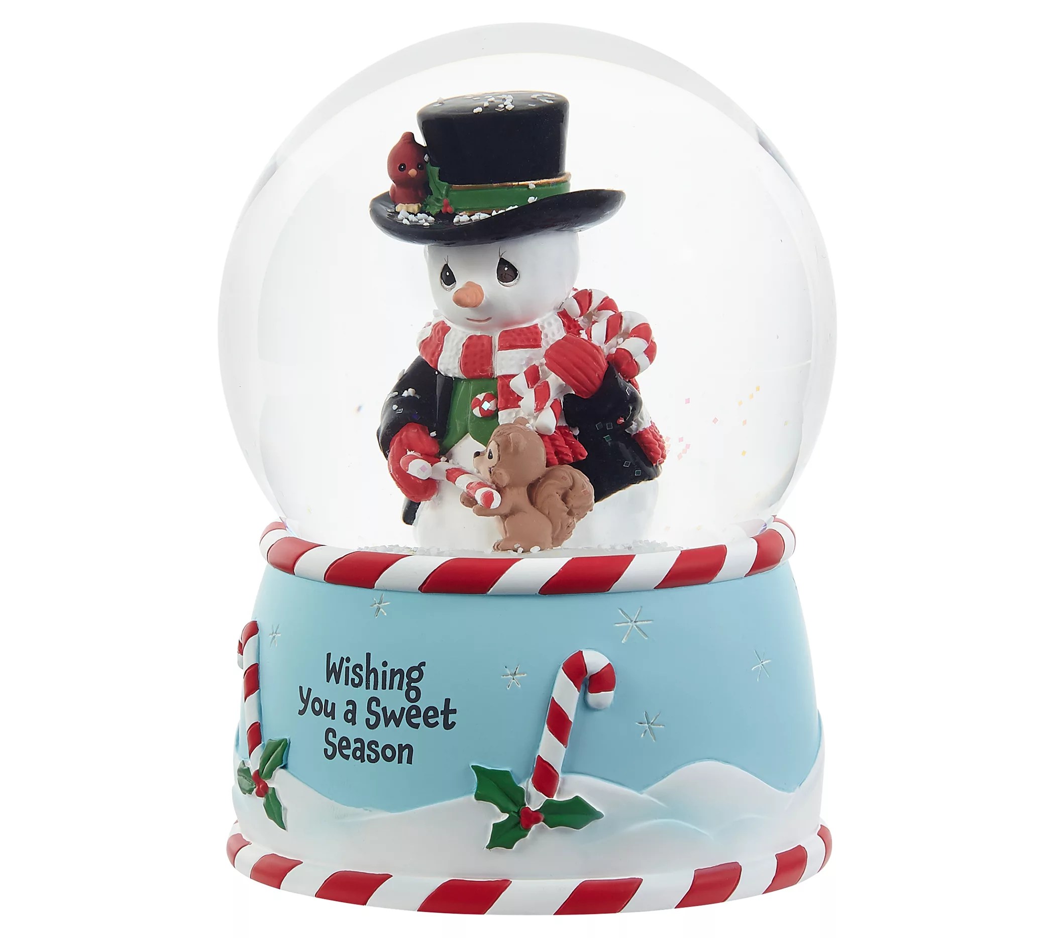 Precious Moments Annual Snowman Musical Snow Globe