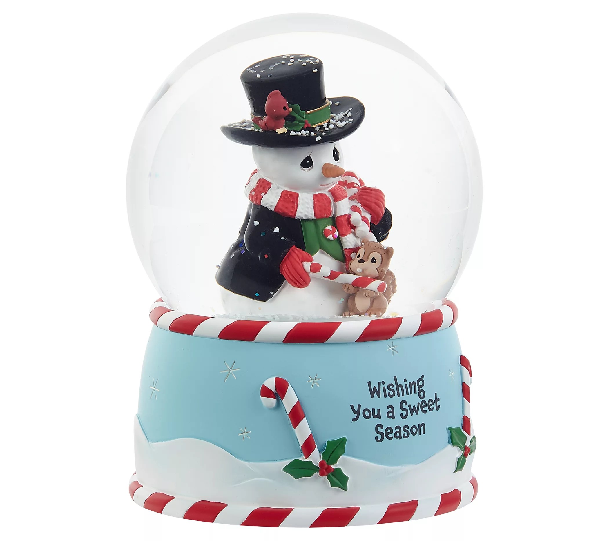 Precious Moments Annual Snowman Musical Snow Globe