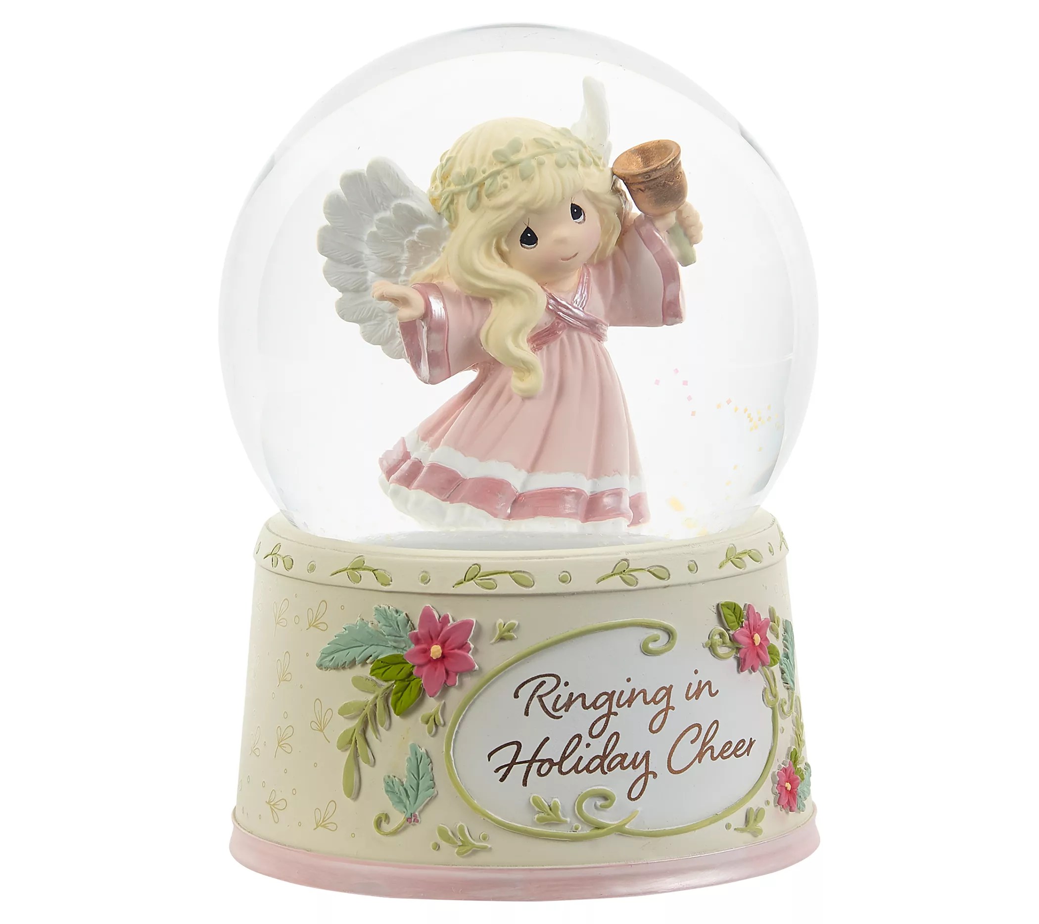 Precious Moments Holiday Cheer Annual Angel Snow Globe