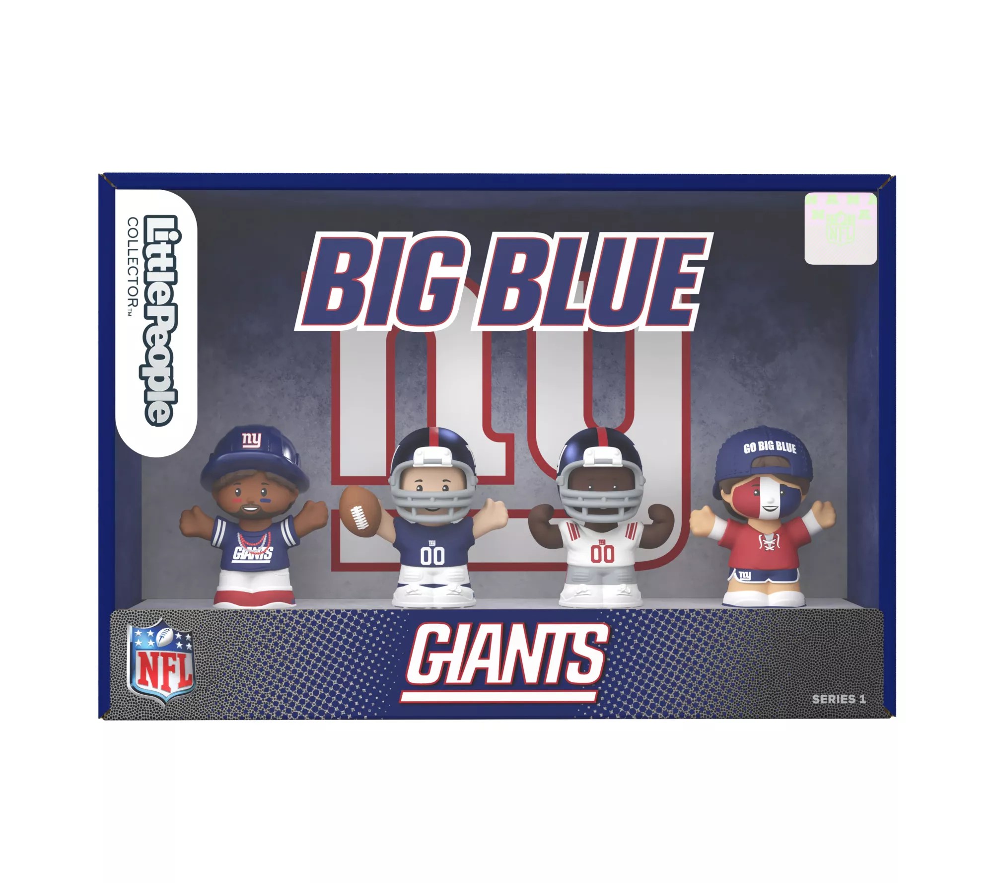 "As Is" Little People Collector NFL Team Set of 4 Figurines Set