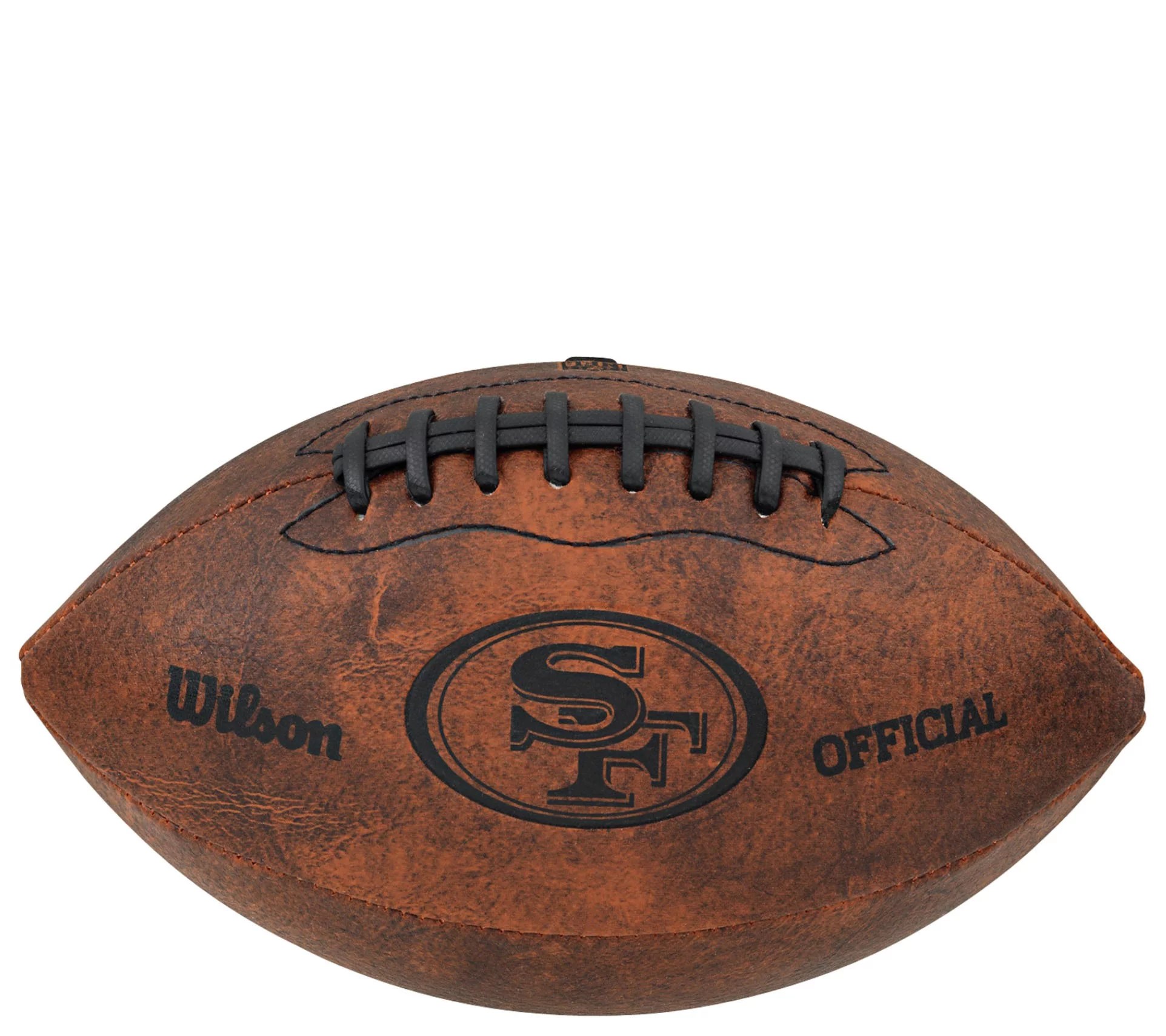 NFL Vintage Throwback 9" Leather Football