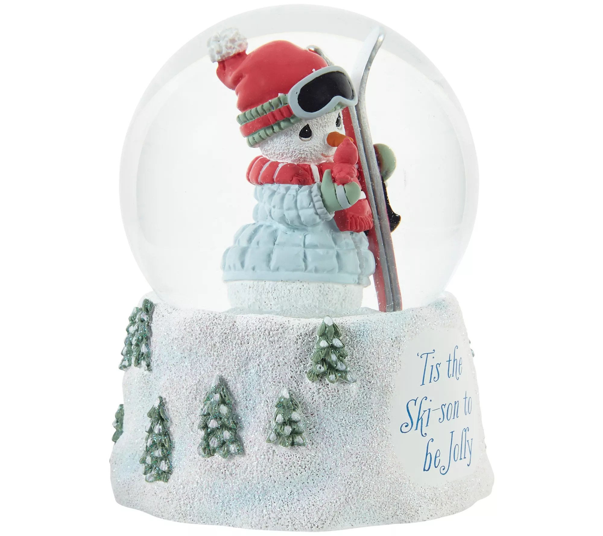 Precious Moments Annual Snowman Musical Snow Globe