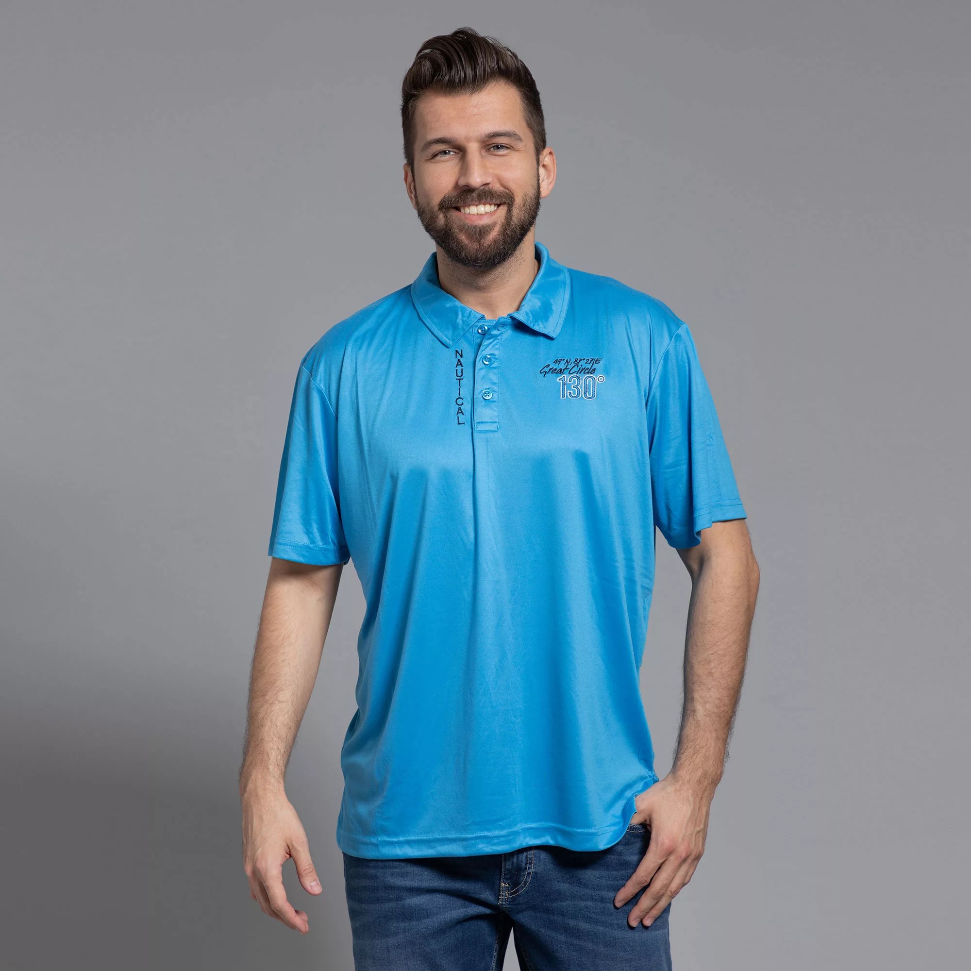 MEN'S TOUCH Poloshirt Mikrofaser 1/2Arm uni QVC.de