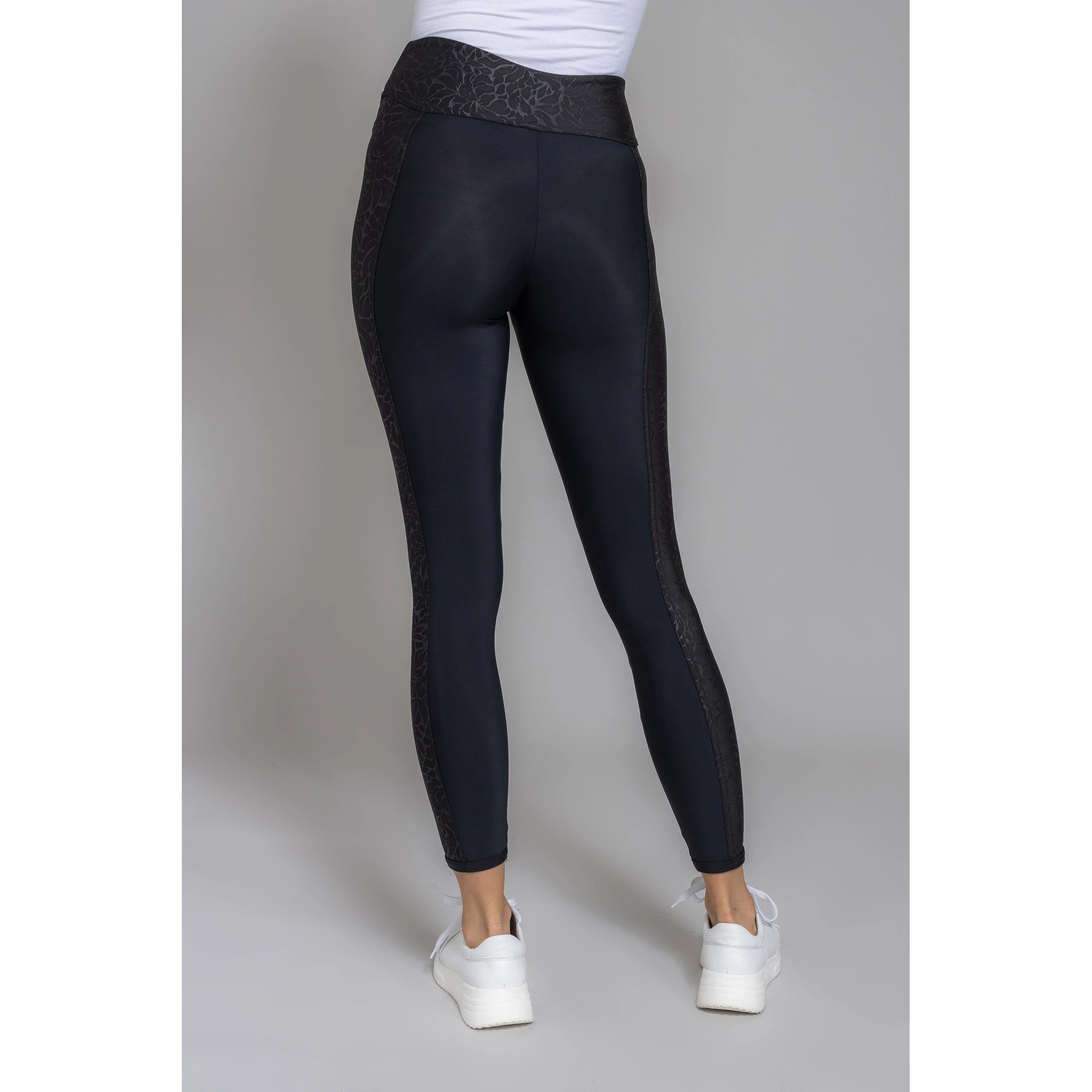 PROSKINS by Barbara Klein Leggings, 1/1Länge DruckEinsätze Anti