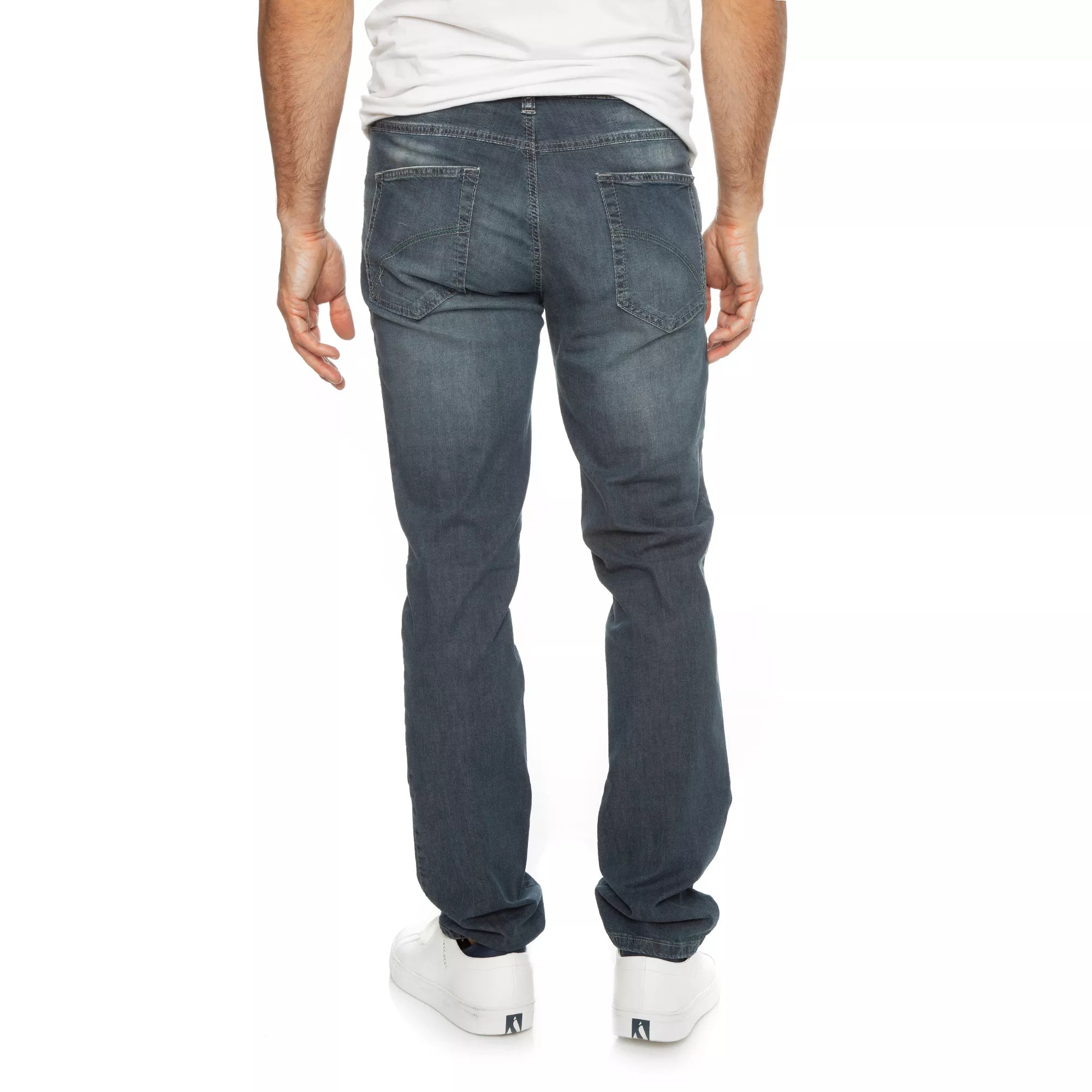 CLUB OF COMFORT® Jeanshose, Henry 5PocketStyle Light Denim UsedOptik QVC.de