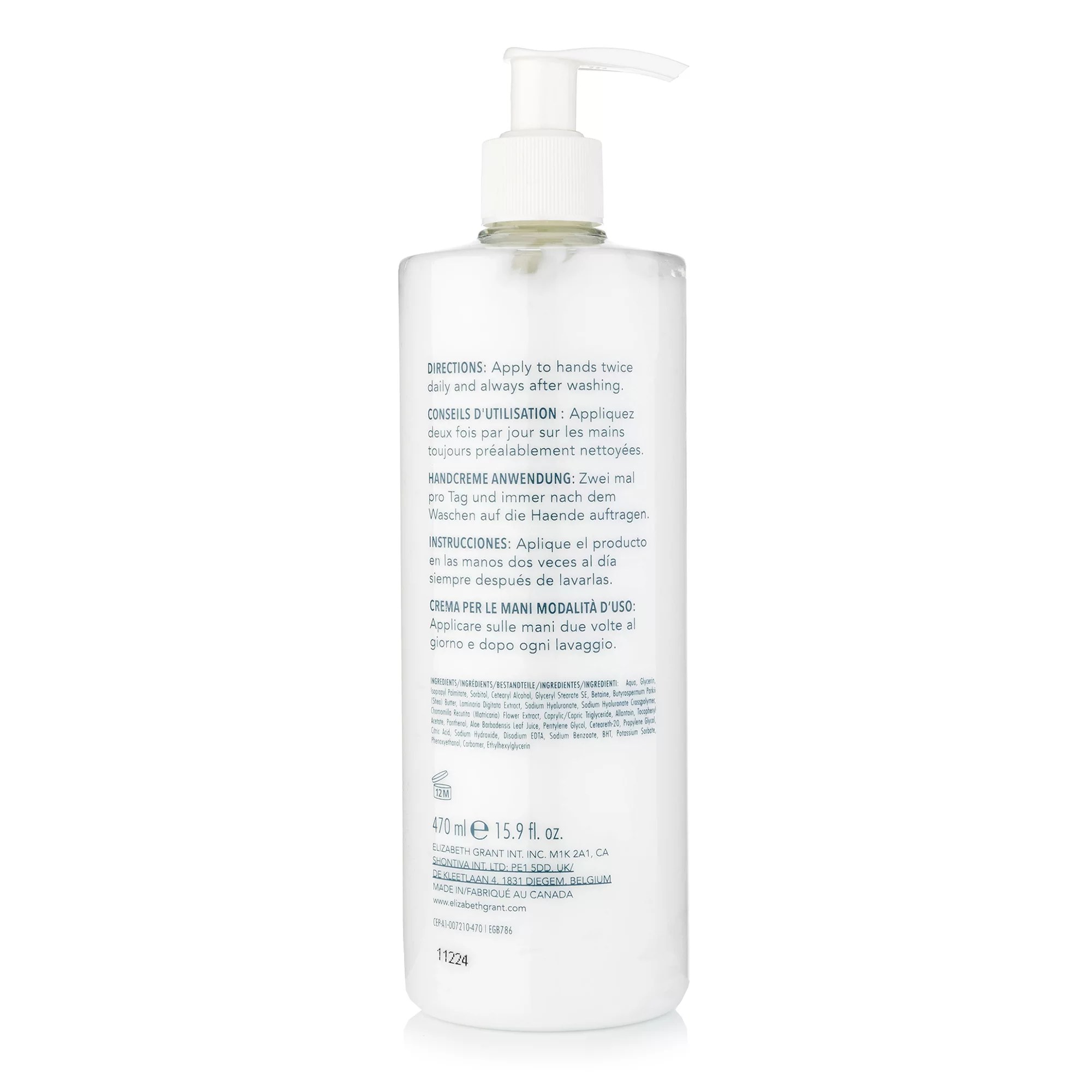 ELIZABETH GRANT Professional Institute Hand Creme 470ml QVC.de