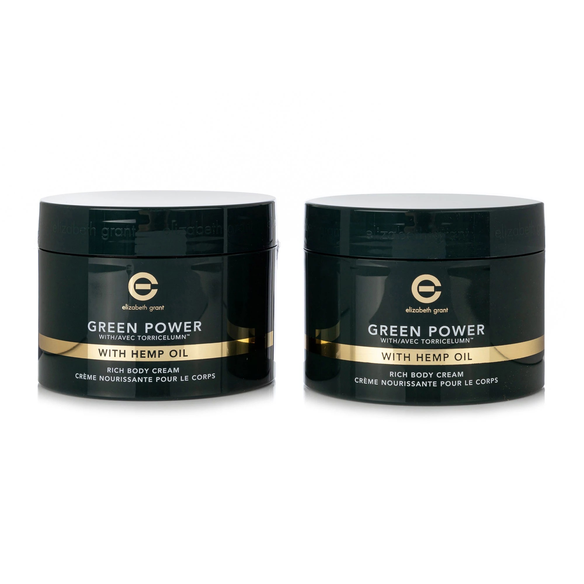 ELIZABETH GRANT Green Power mit Hanföl Rich Body Cream 2x 400ml QVC.de