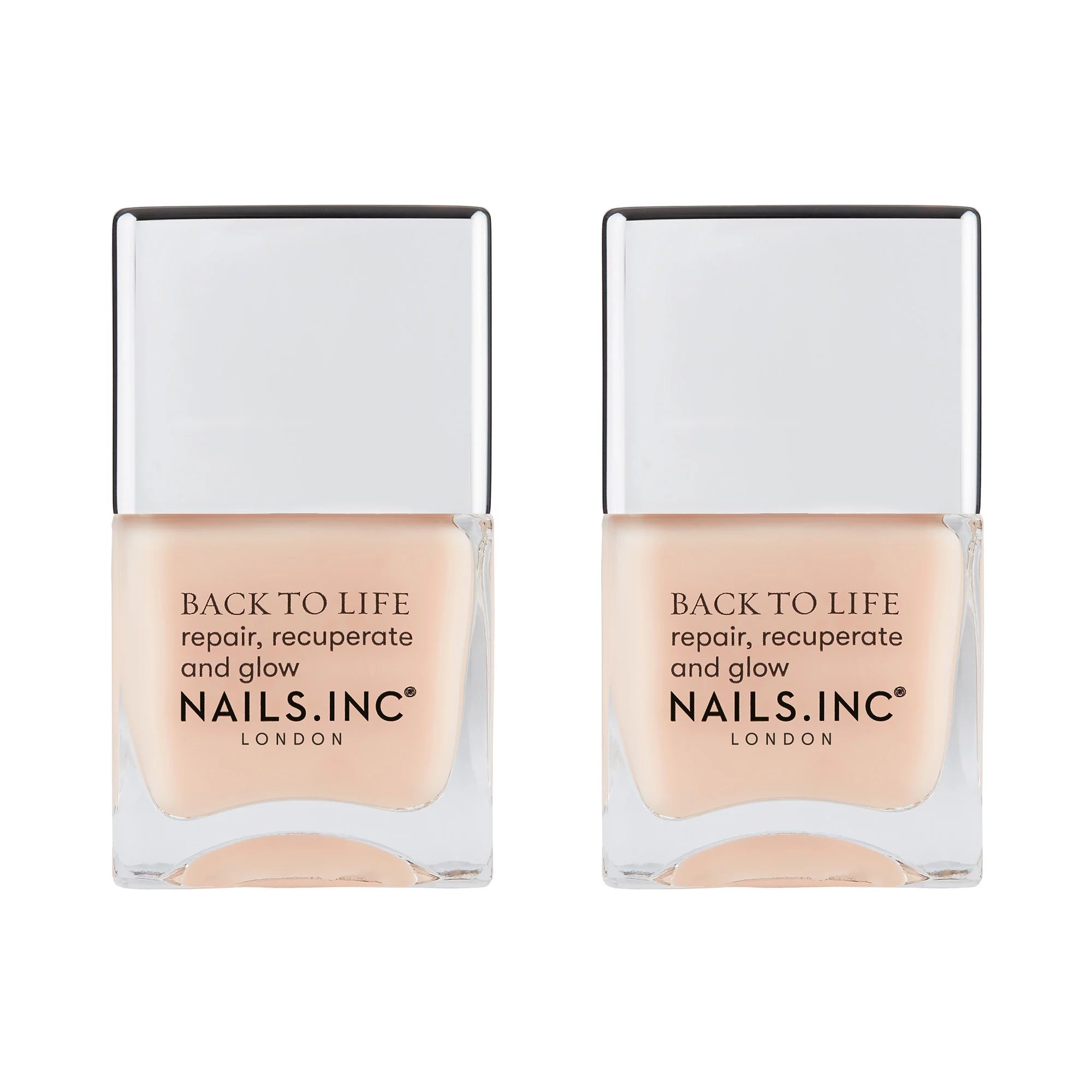 NAILS.INC® Back To Life Treatment & Coat 2x14ml QVC.de