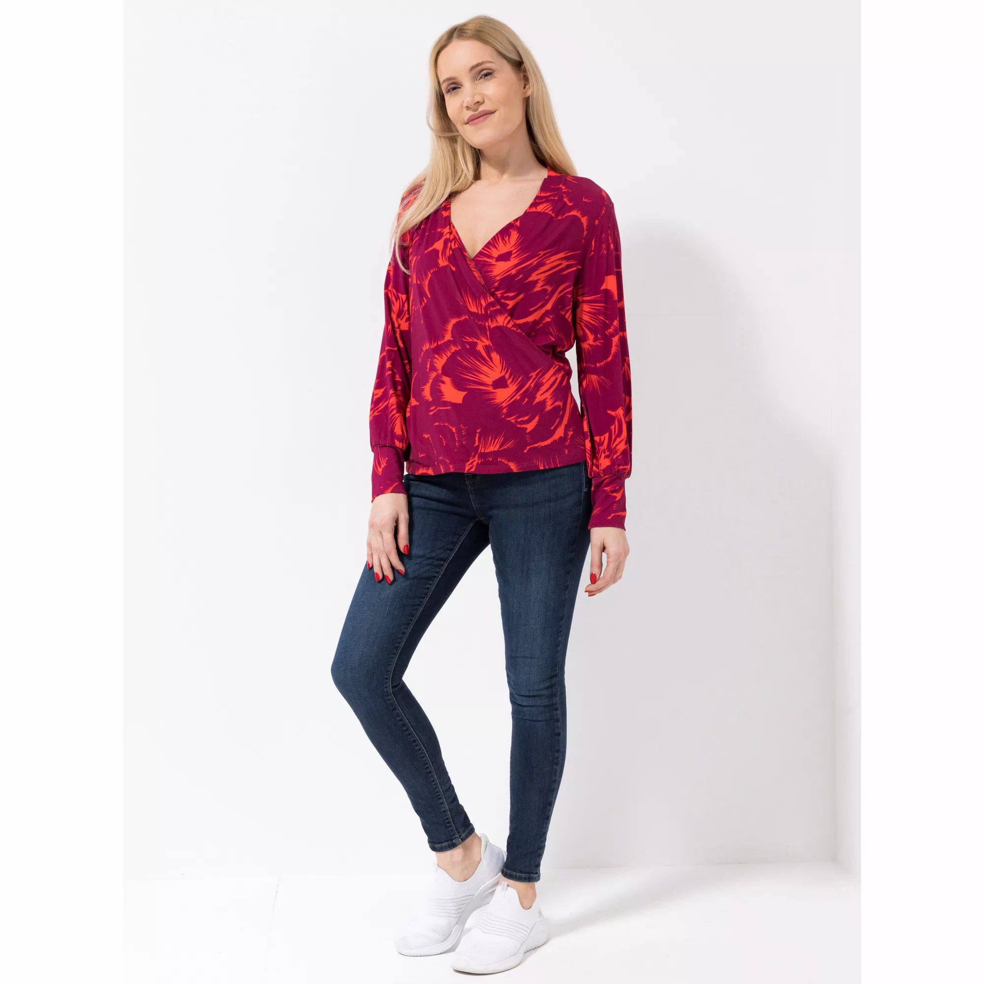 SOULS BY EYWASOULS® Shirt, WickelOptik breite Manschette