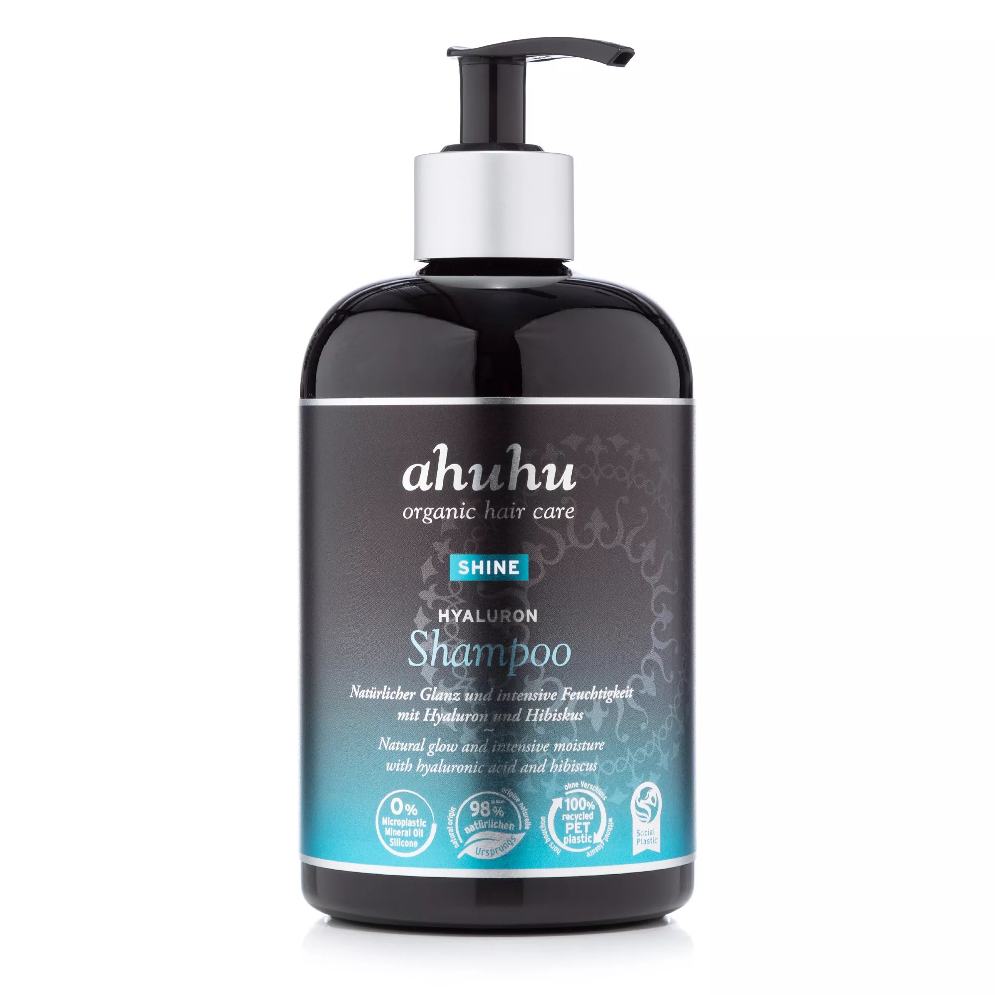 ahuhu organic hair care Shine Hyaluron Shampoo 500ml QVC.de