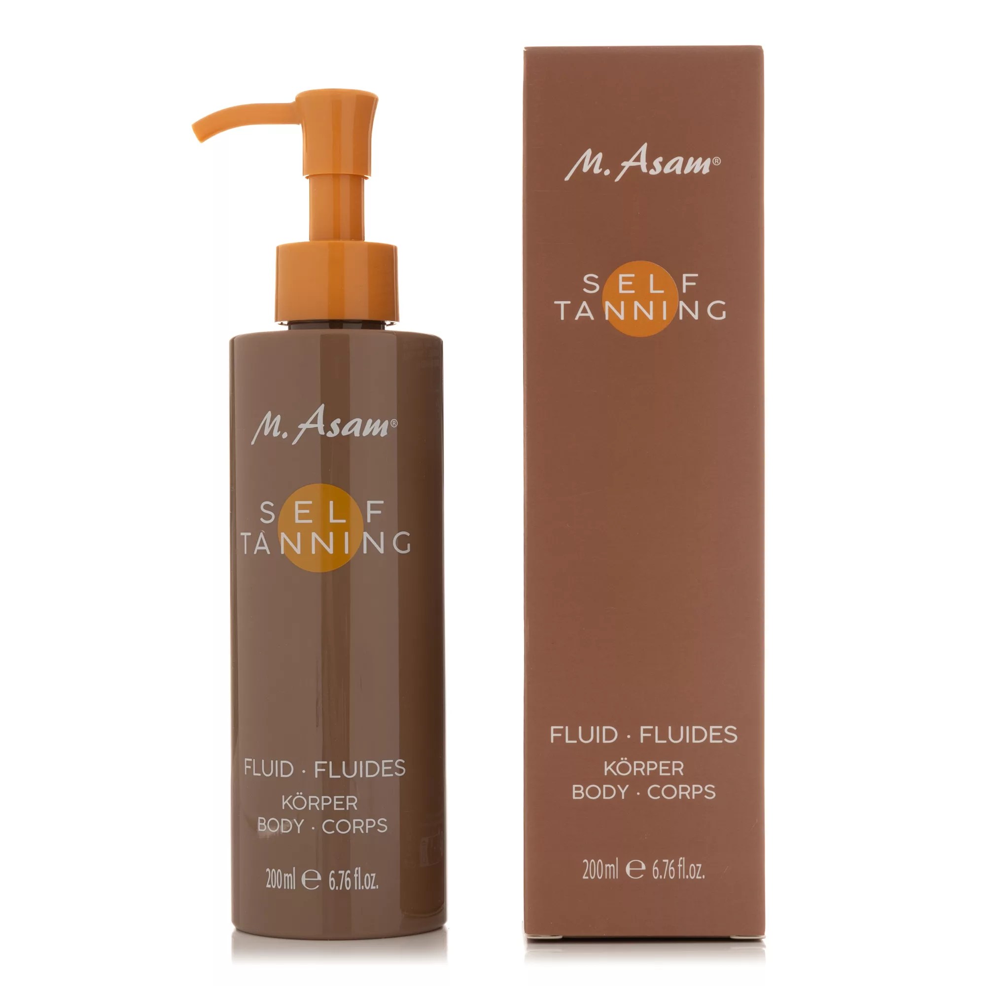 M.ASAM® Sun Self Tanning Fluid 200ml QVC.de