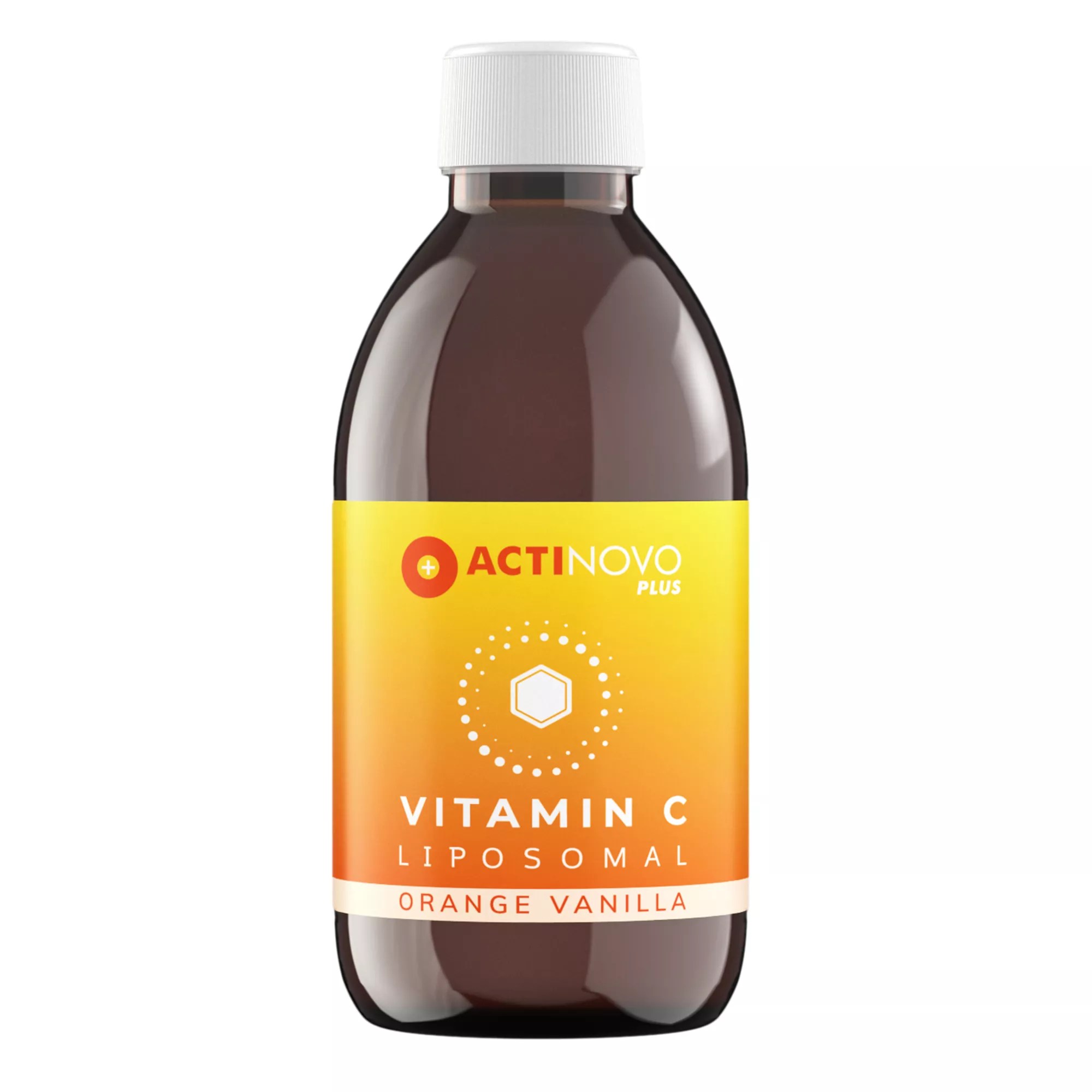 ACTINOVO Plus Vitamin C Liposomal 250ml für 25 Tage OrangeVanille QVC.de