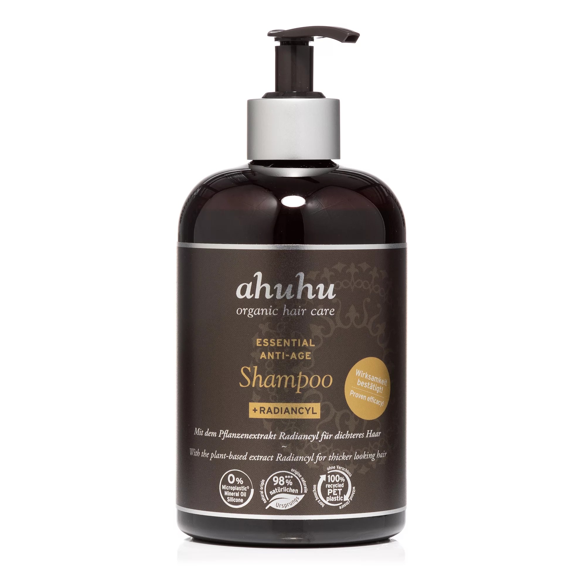 ahuhu organic hair care Essential AntiAge Shampoo mit Radiancyl 500ml