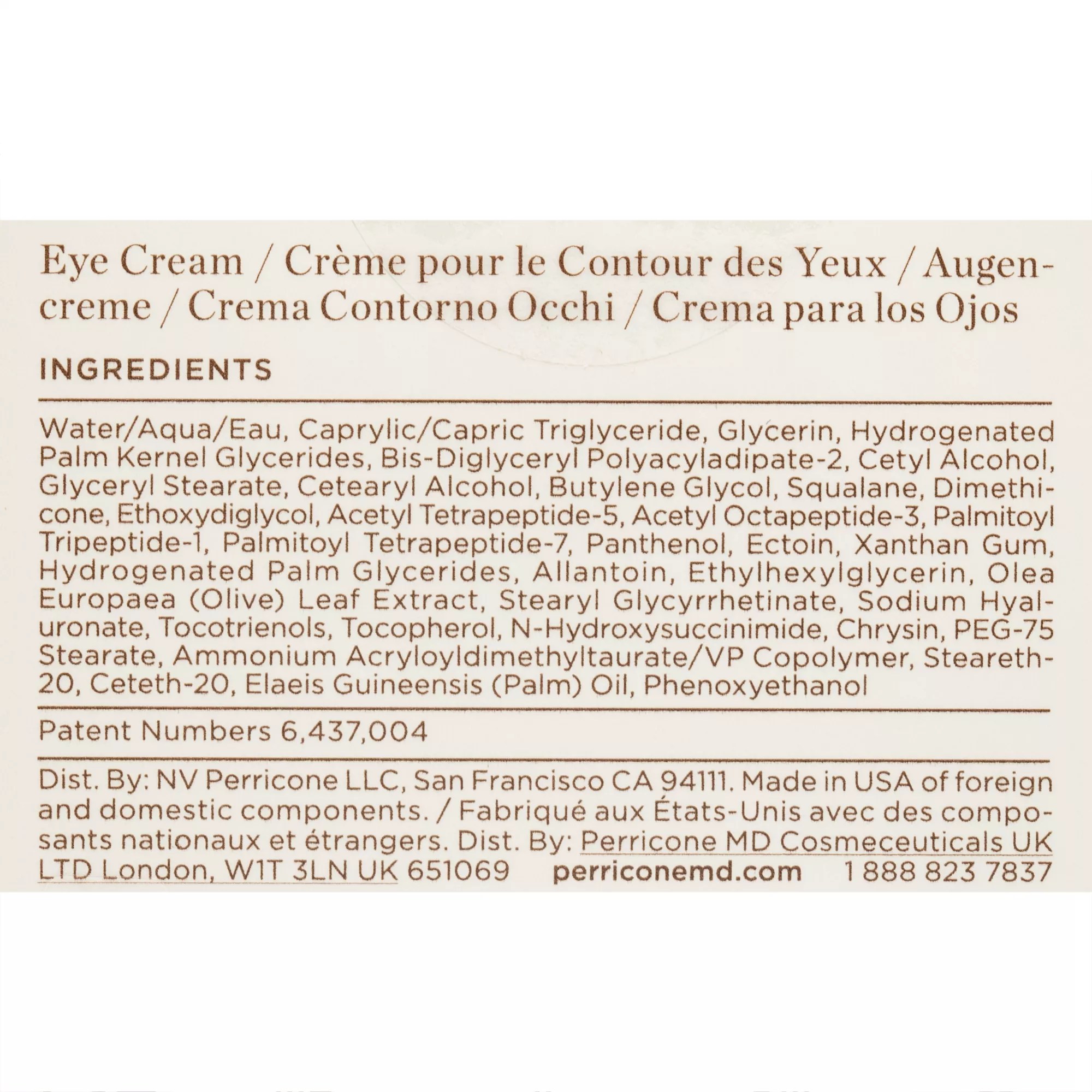 DR. PERRICONE Hypoallergenic Firming Eye Cream 2x 15ml QVC.de