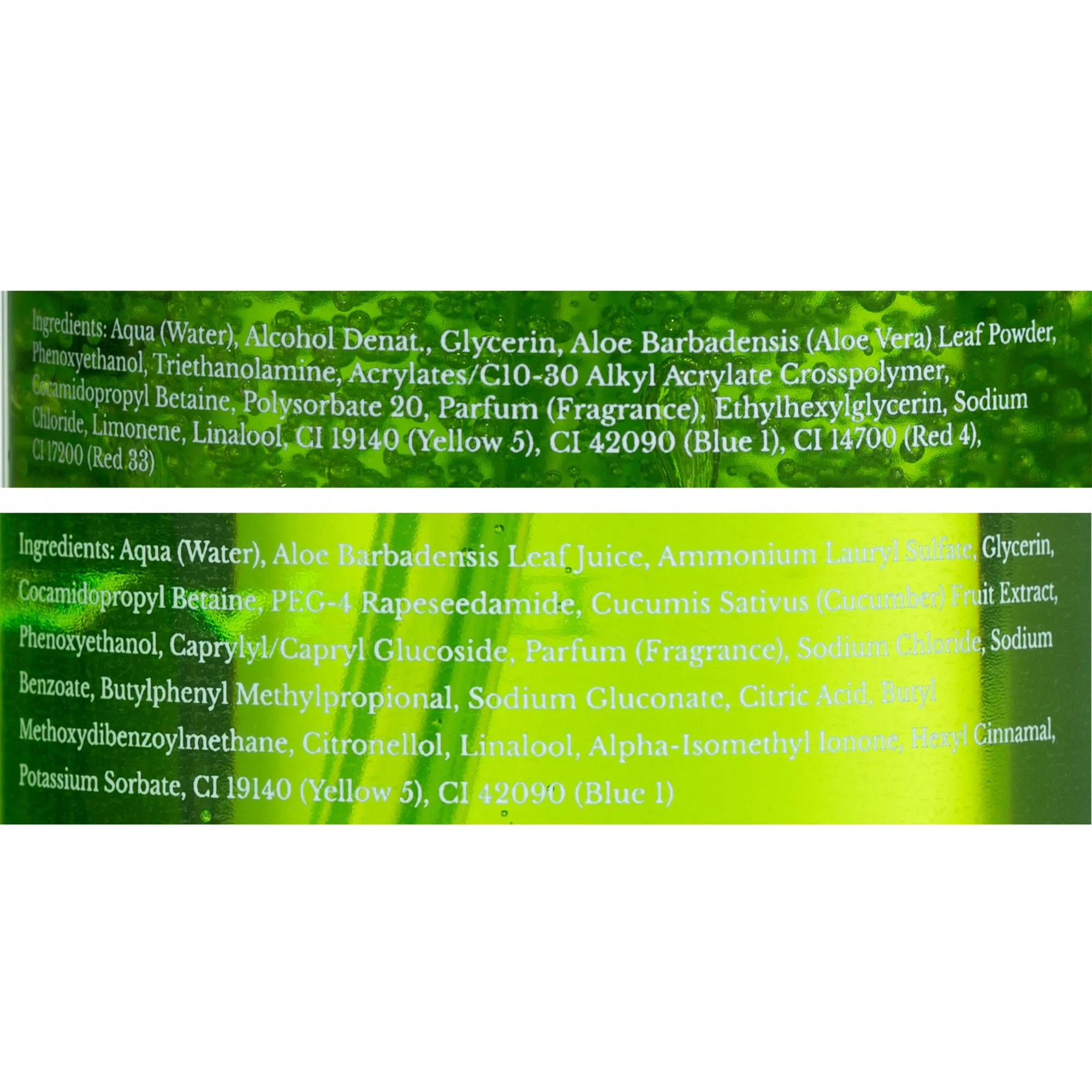 SBC Aloe VeraSet Skincare Gel & Shower Gel 2x 500ml QVC.de