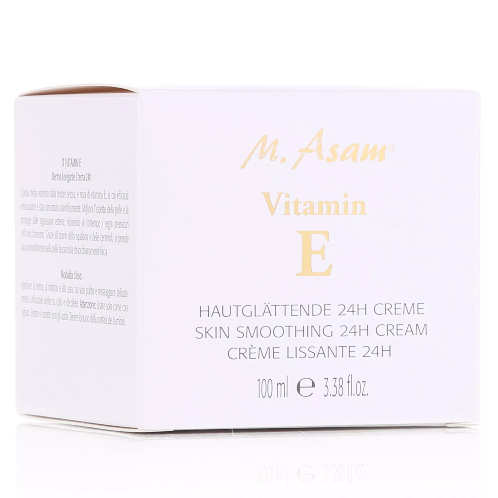 M.ASAM® Vitamin E 24hCreme & Augencreme 100ml & 30ml QVC.de