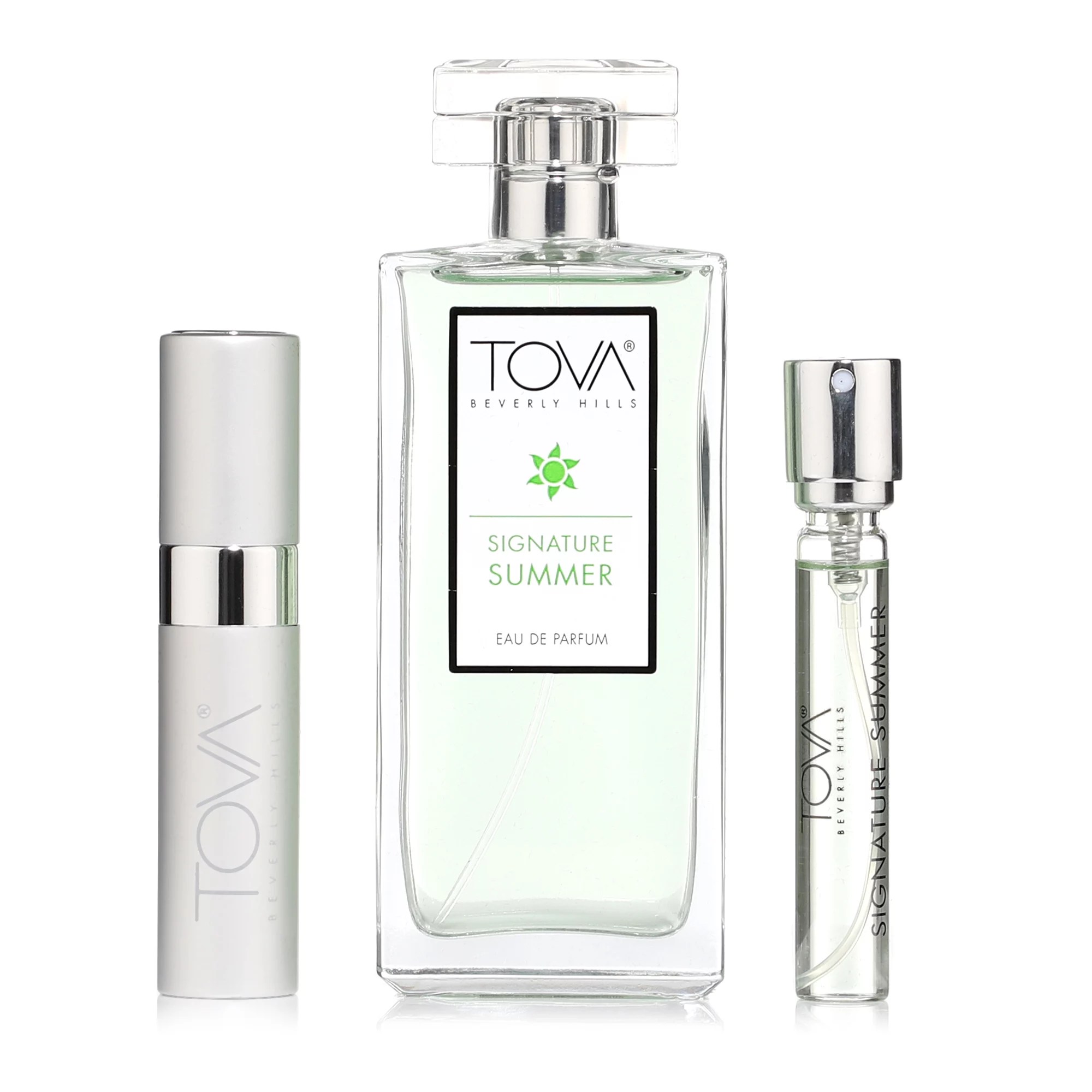 TOVA ParfumSet Signature Summer Eau de Parfum 100ml Purse Spray 2x
